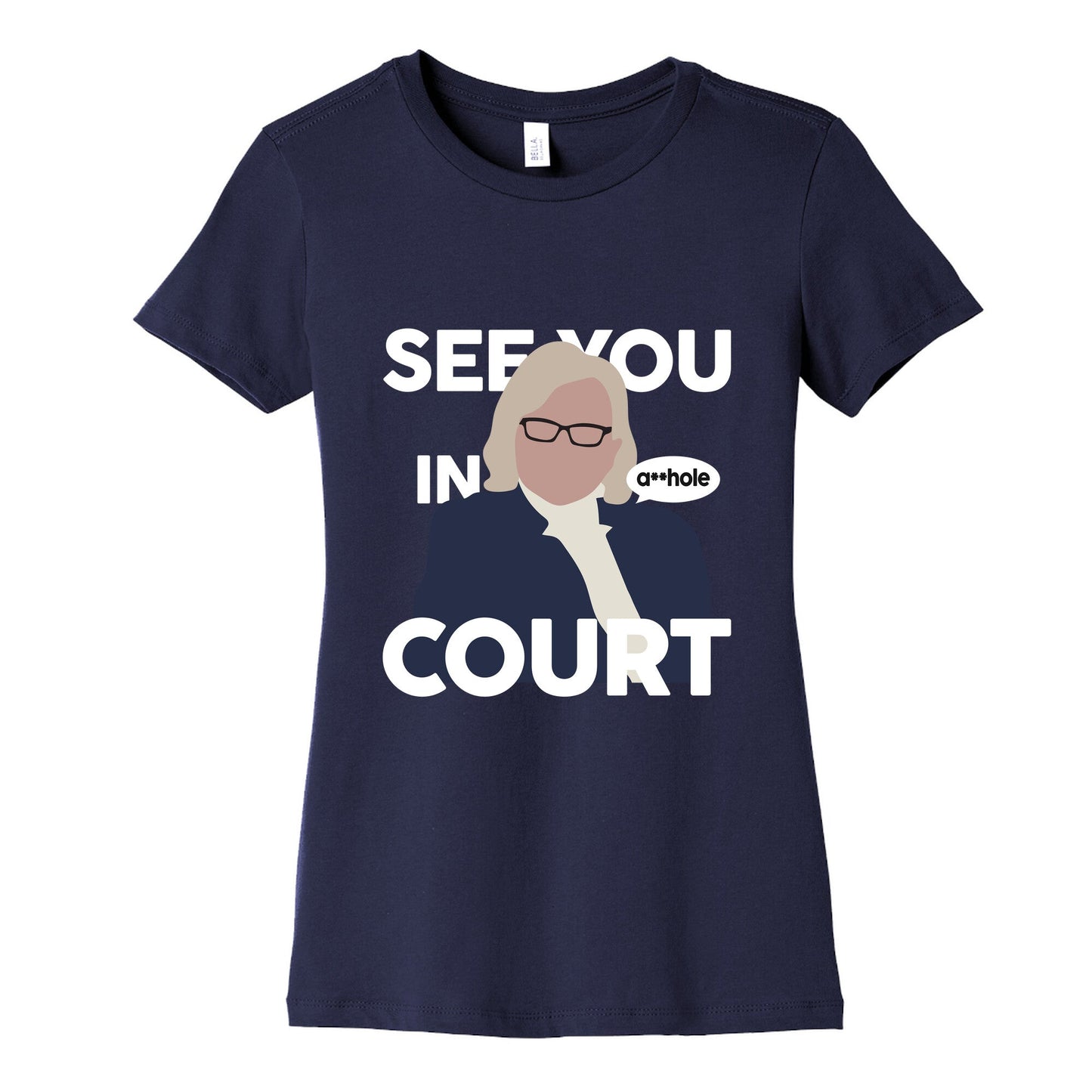See You In Court Governor Janet Mills Womens Cotton Tee