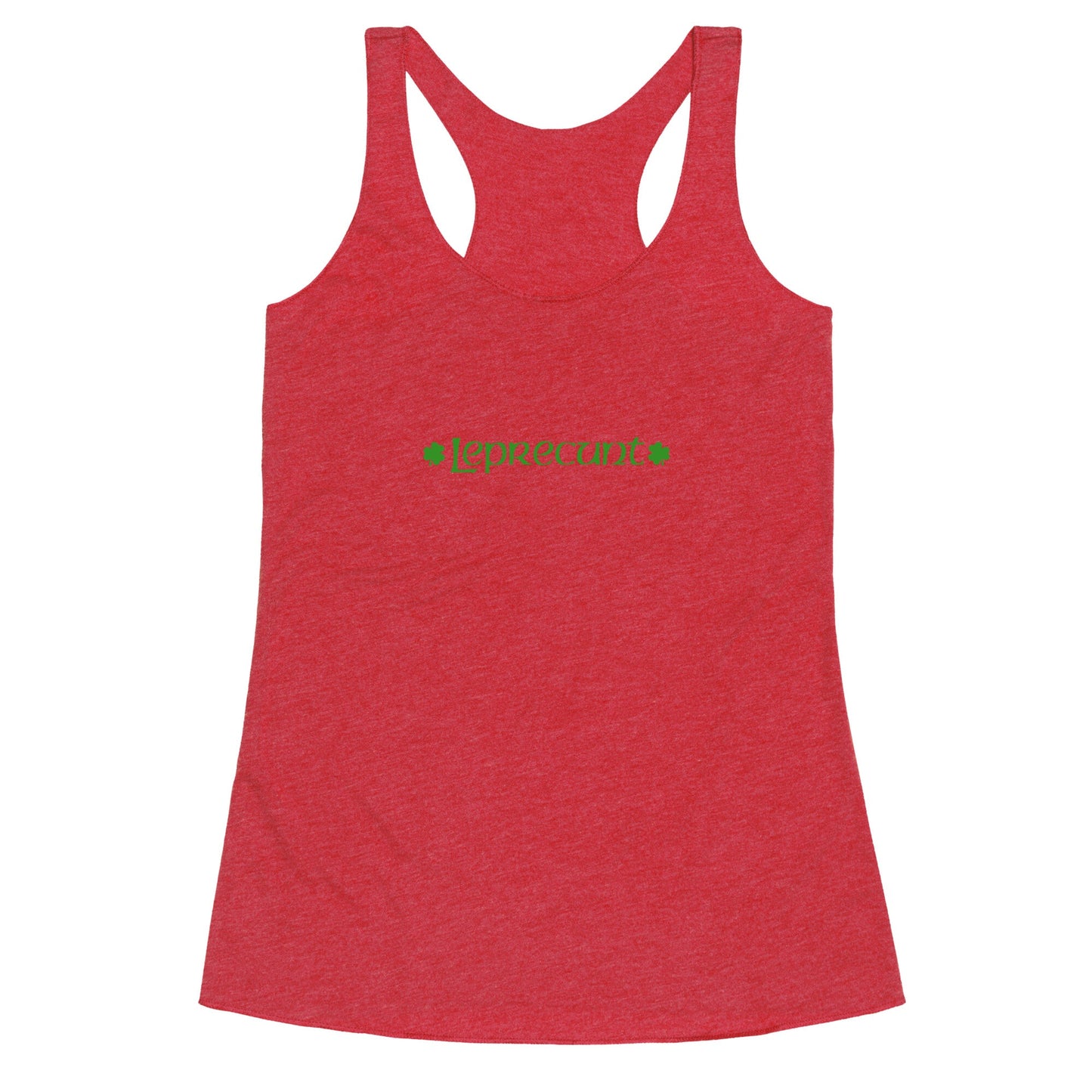 Leprecunt Racerback Tank