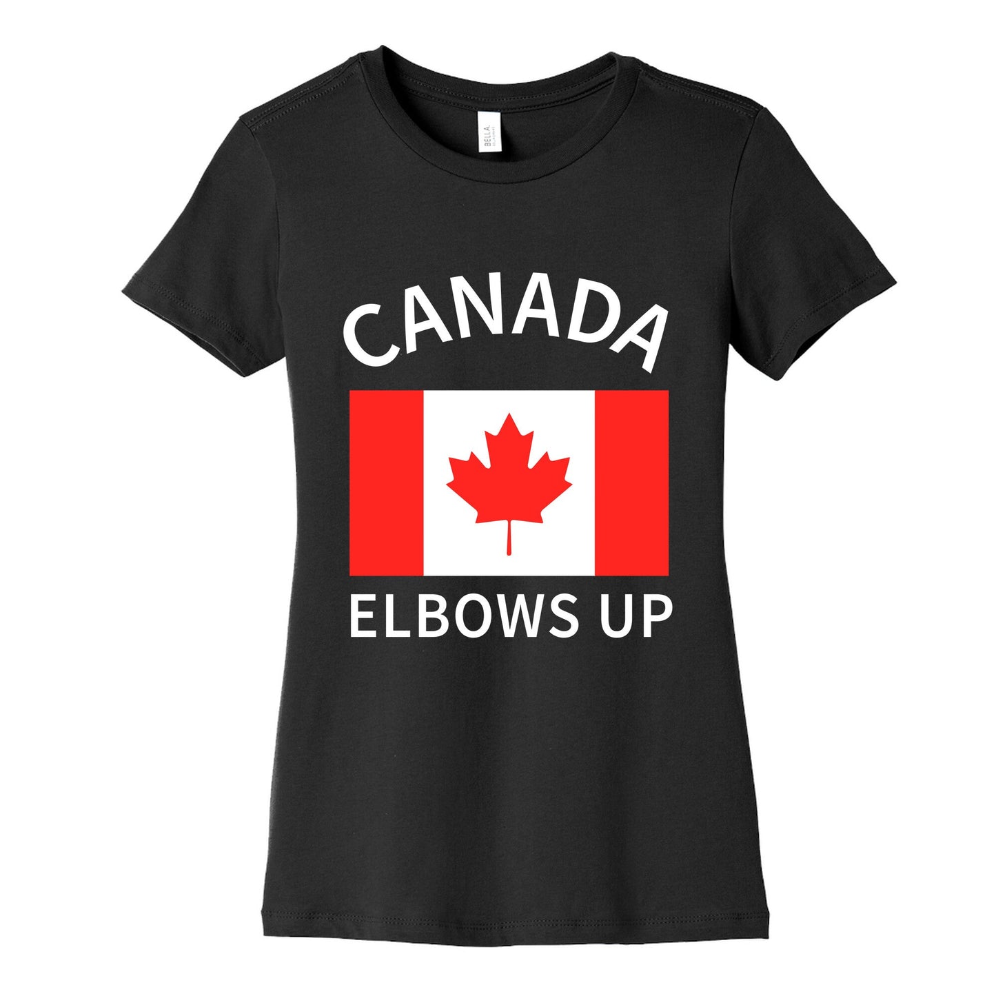 Elbows Up Canada Womens Cotton Tee