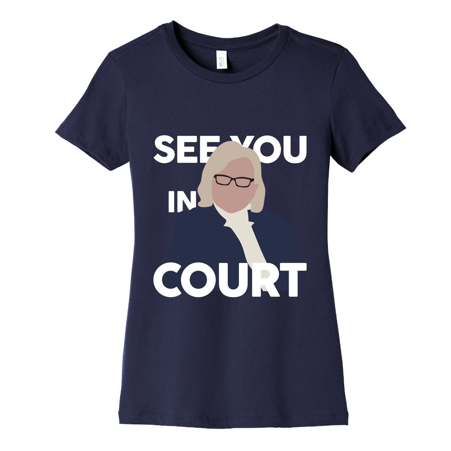 Governor Janet Mills See You In Court  Womens Cotton Tee