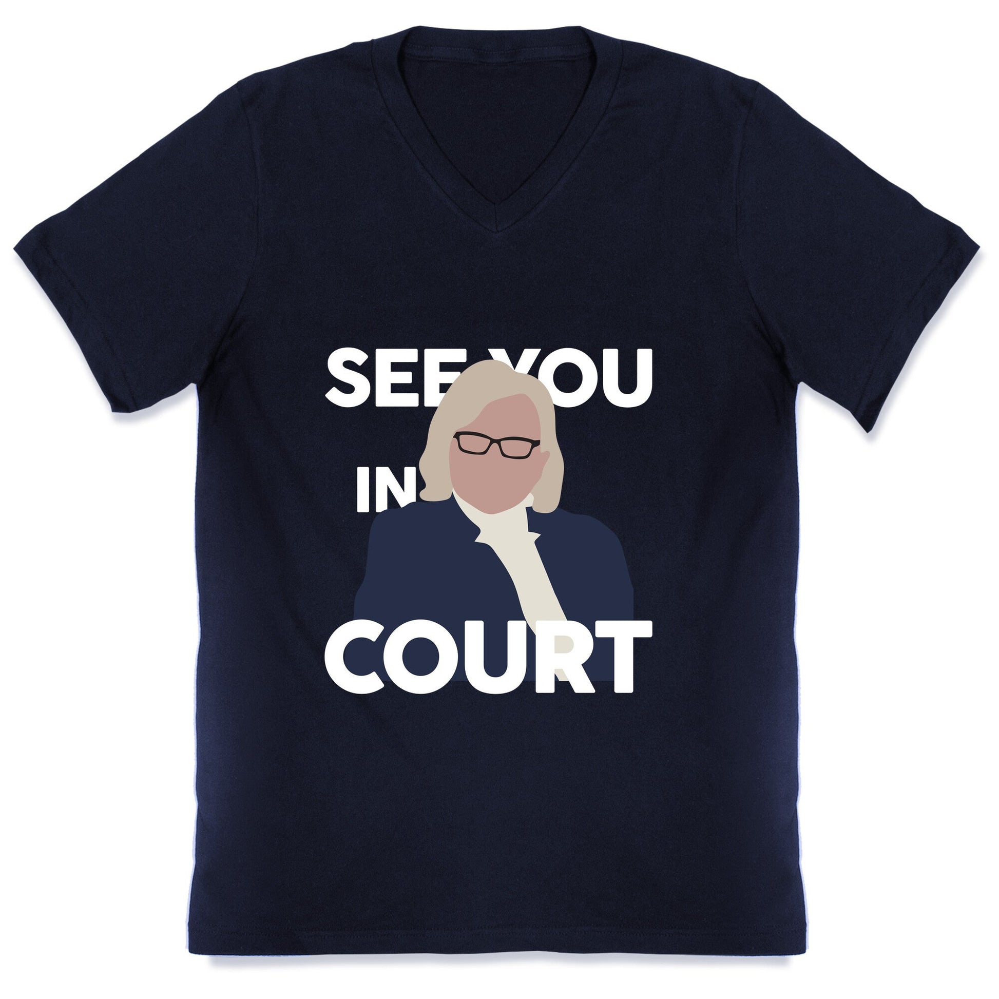 Governor Janet Mills See You In Court  V-Neck