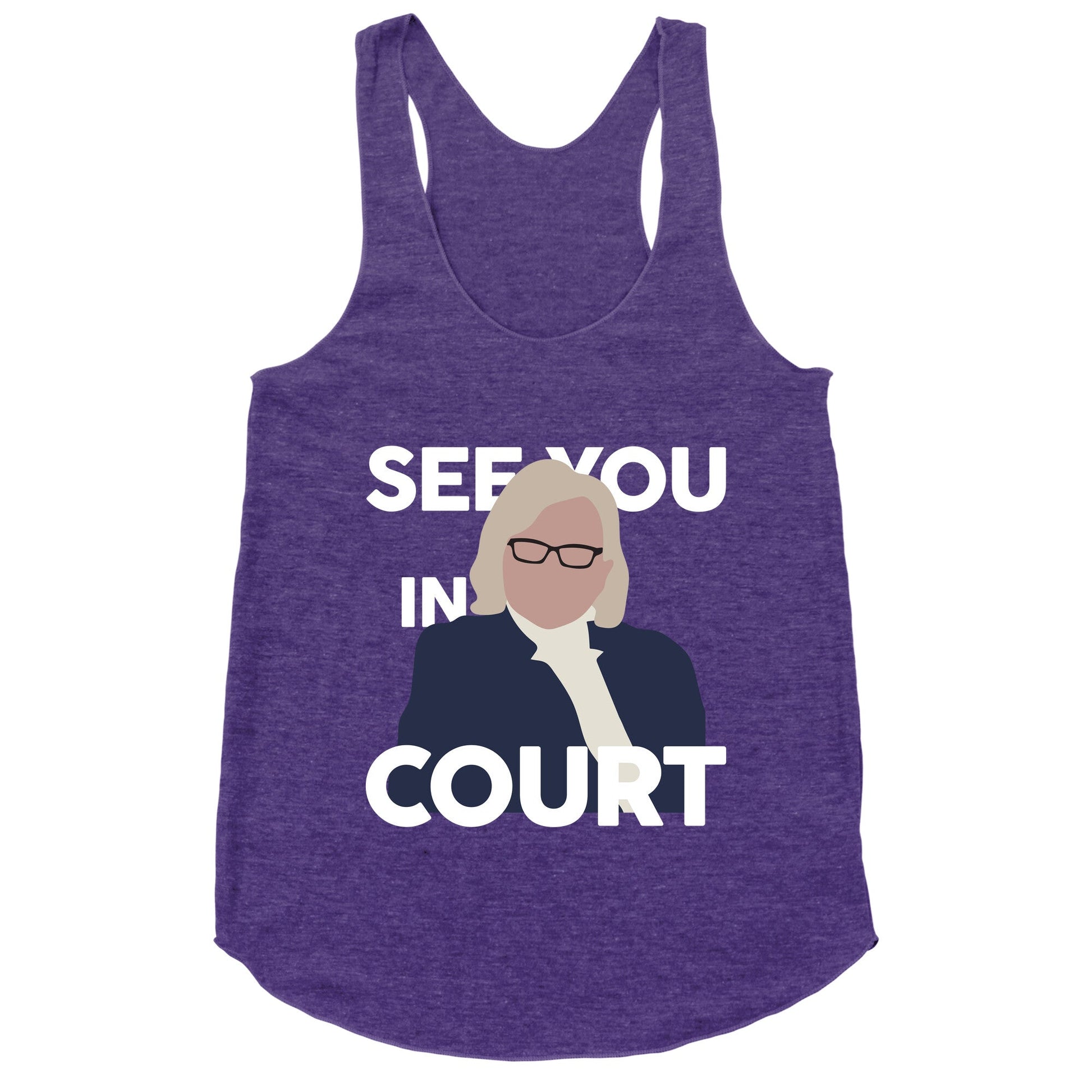 Governor Janet Mills See You In Court  Racerback Tank