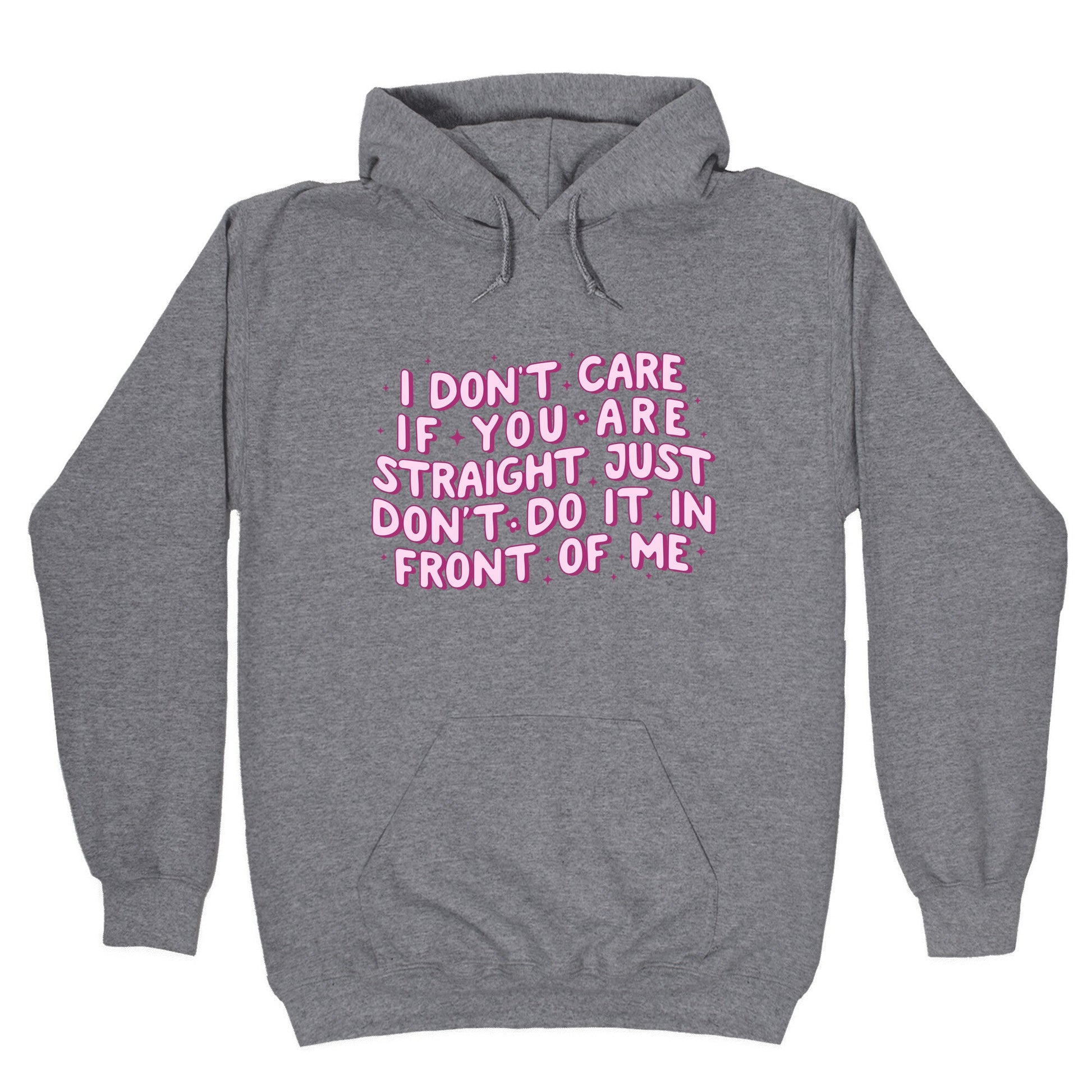 I Dont Care If You Are Straight Hoodie