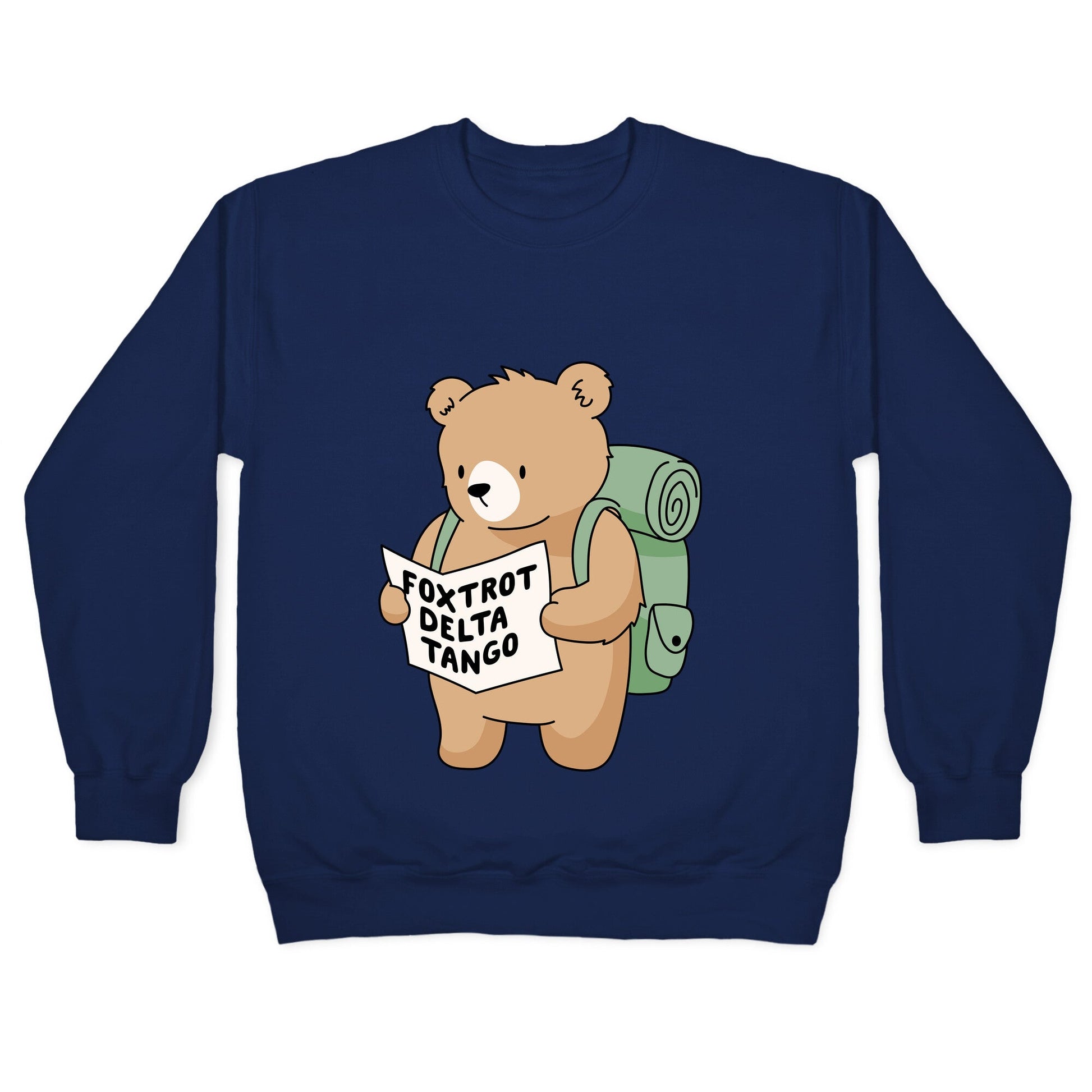 Foxtrot Delta Tango Bear Crewneck Sweatshirt