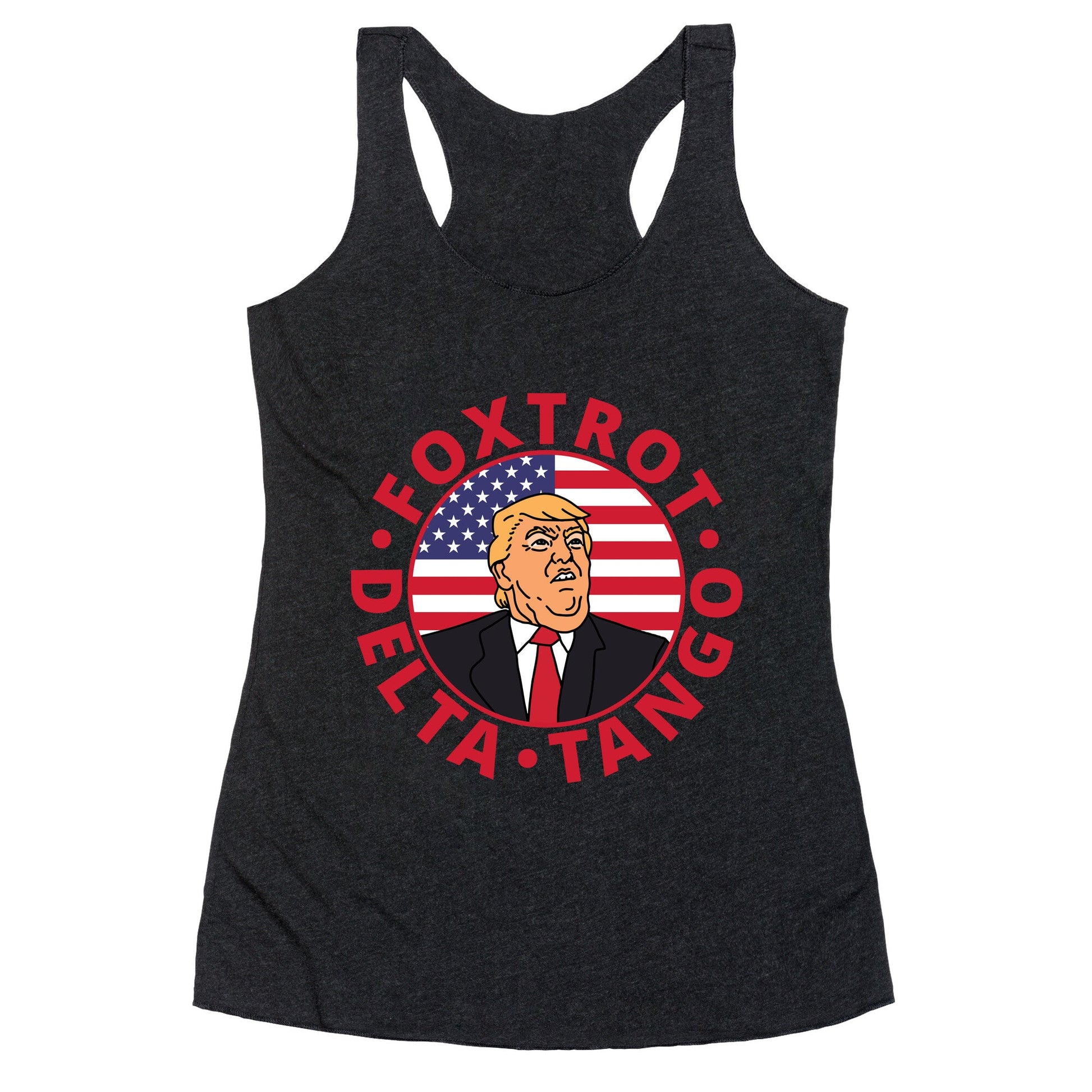 Foxtrot Delta Tango Trump Racerback Tank