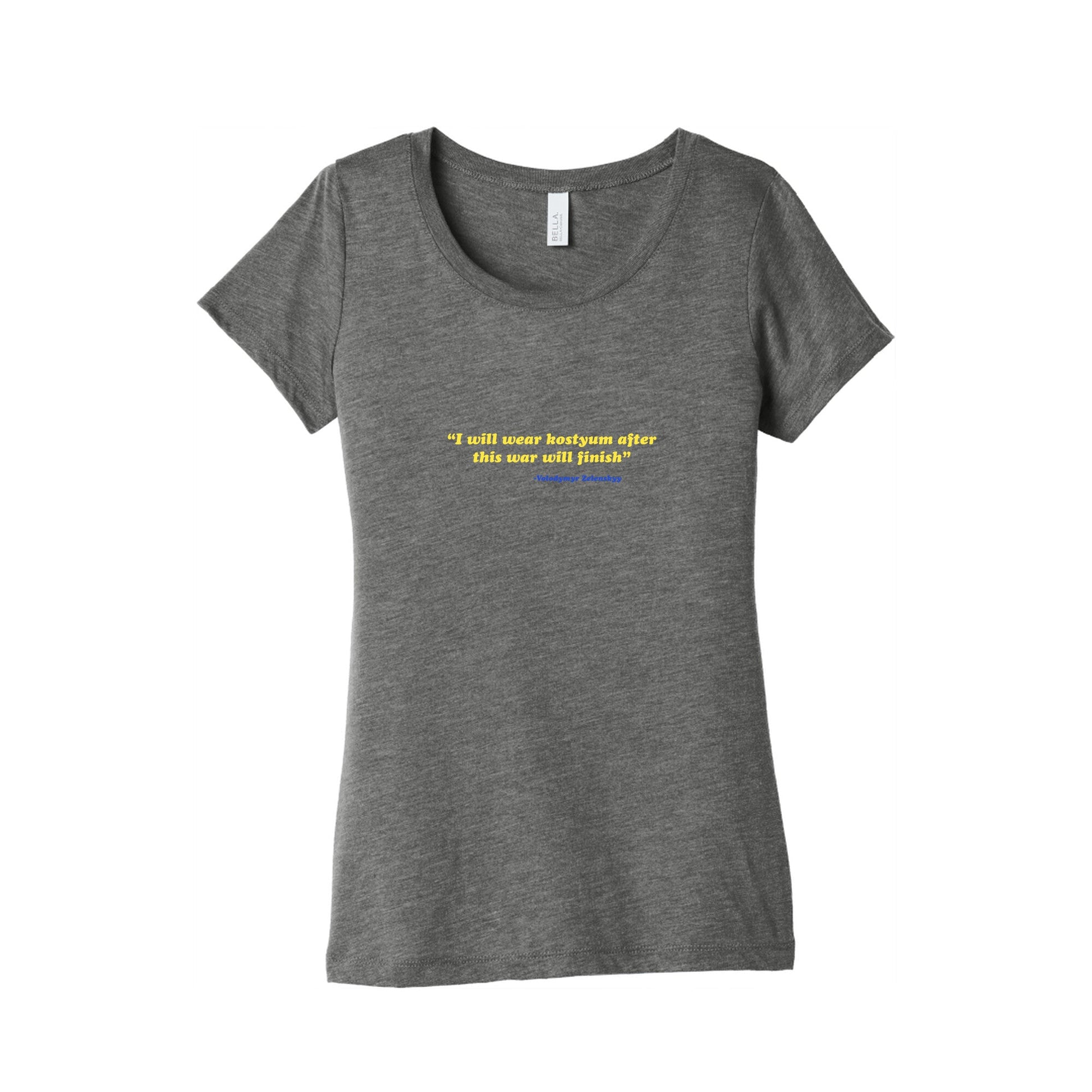 Zelensky Costume Quote Womens Triblend Tee