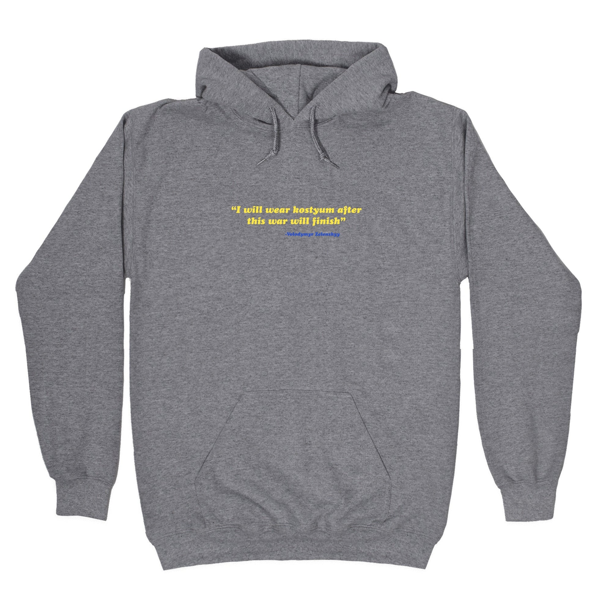 Zelensky Costume Quote Hoodie