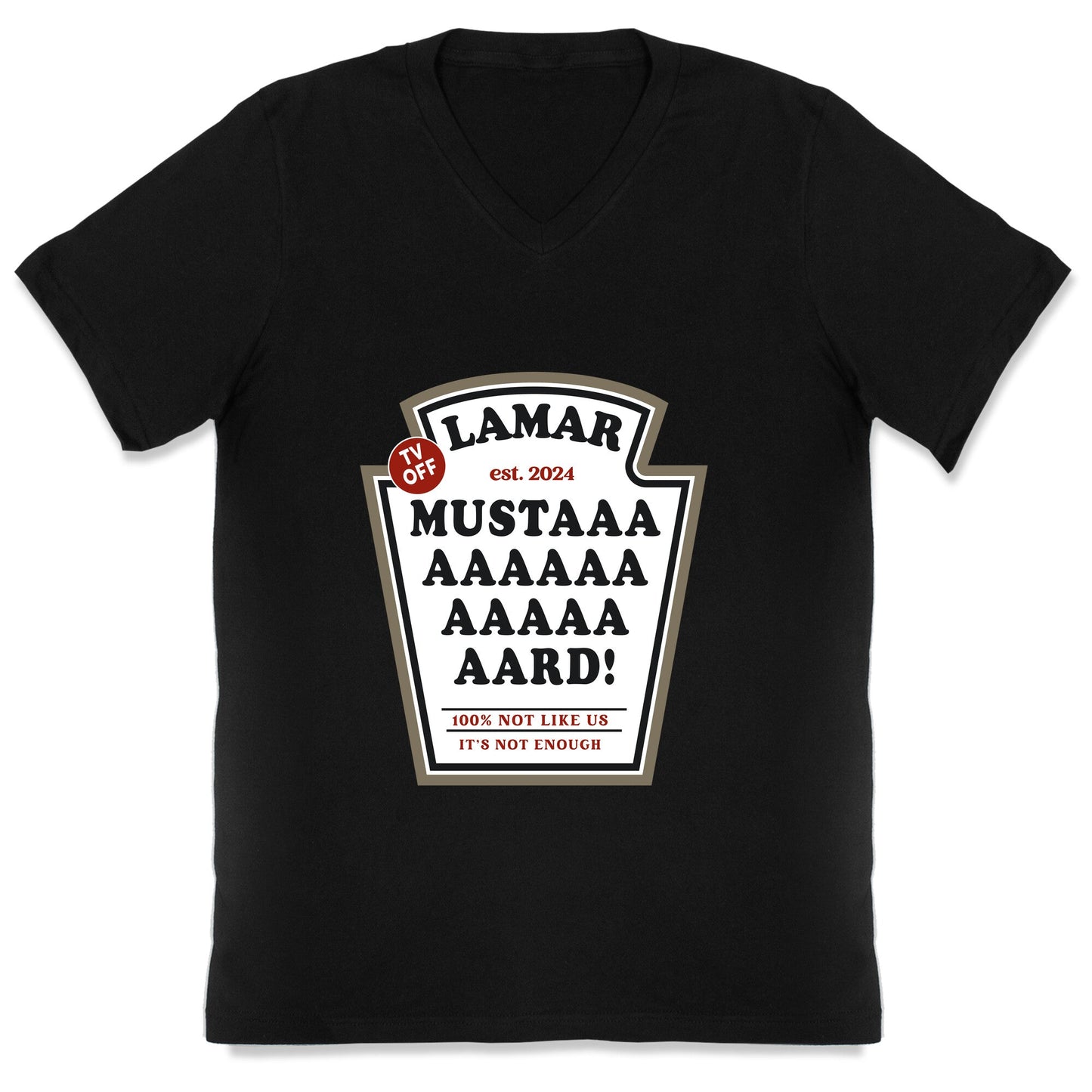 Kendrick Mustard TV Off V-Neck