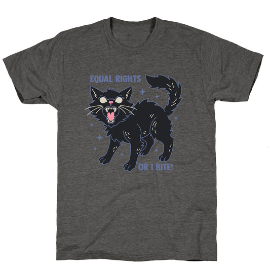 Equal Rights or I Bite Unisex Triblend Tee