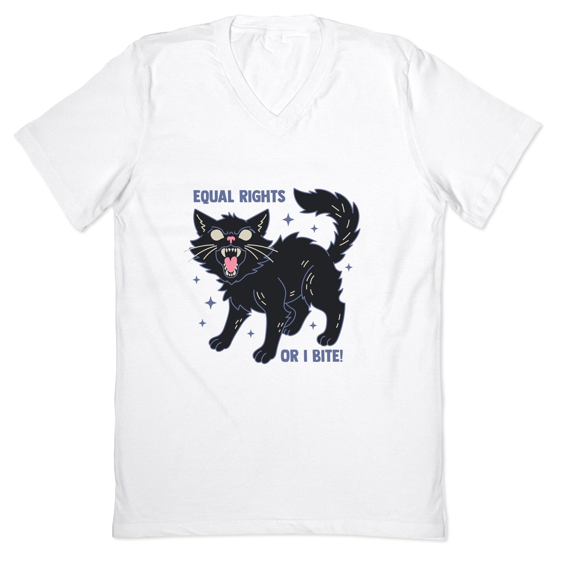 Equal Rights or I Bite V-Neck