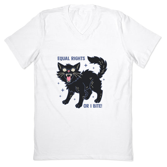 Equal Rights or I Bite V-Neck