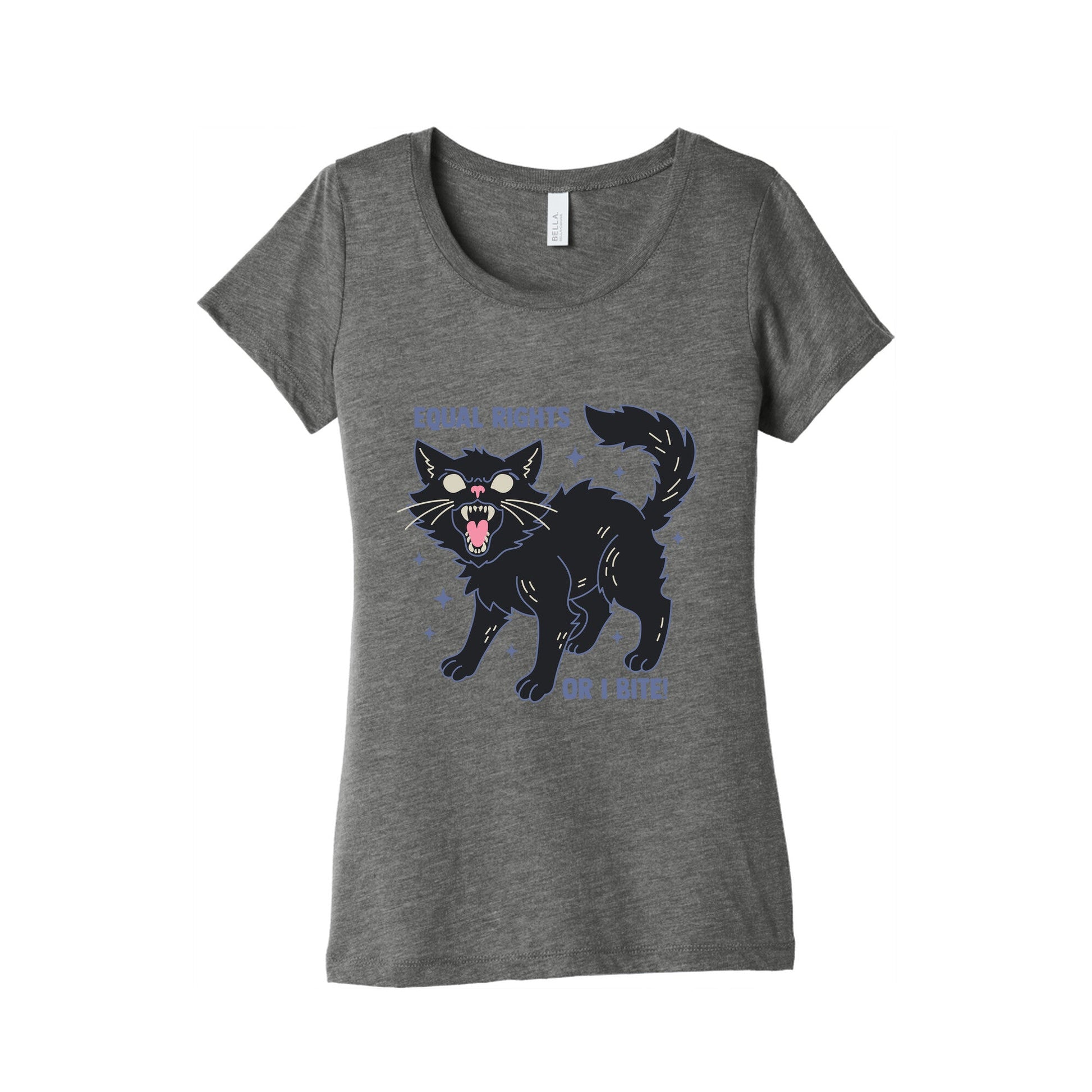 Equal Rights or I Bite Womens Triblend Tee