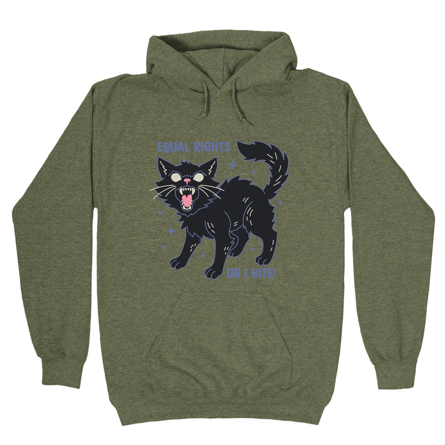 Equal Rights or I Bite Hoodie