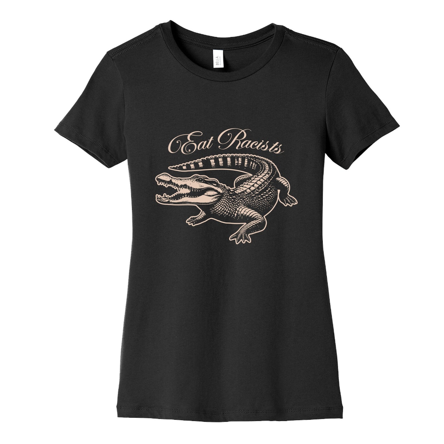 Eat Racists Womens Cotton Tee