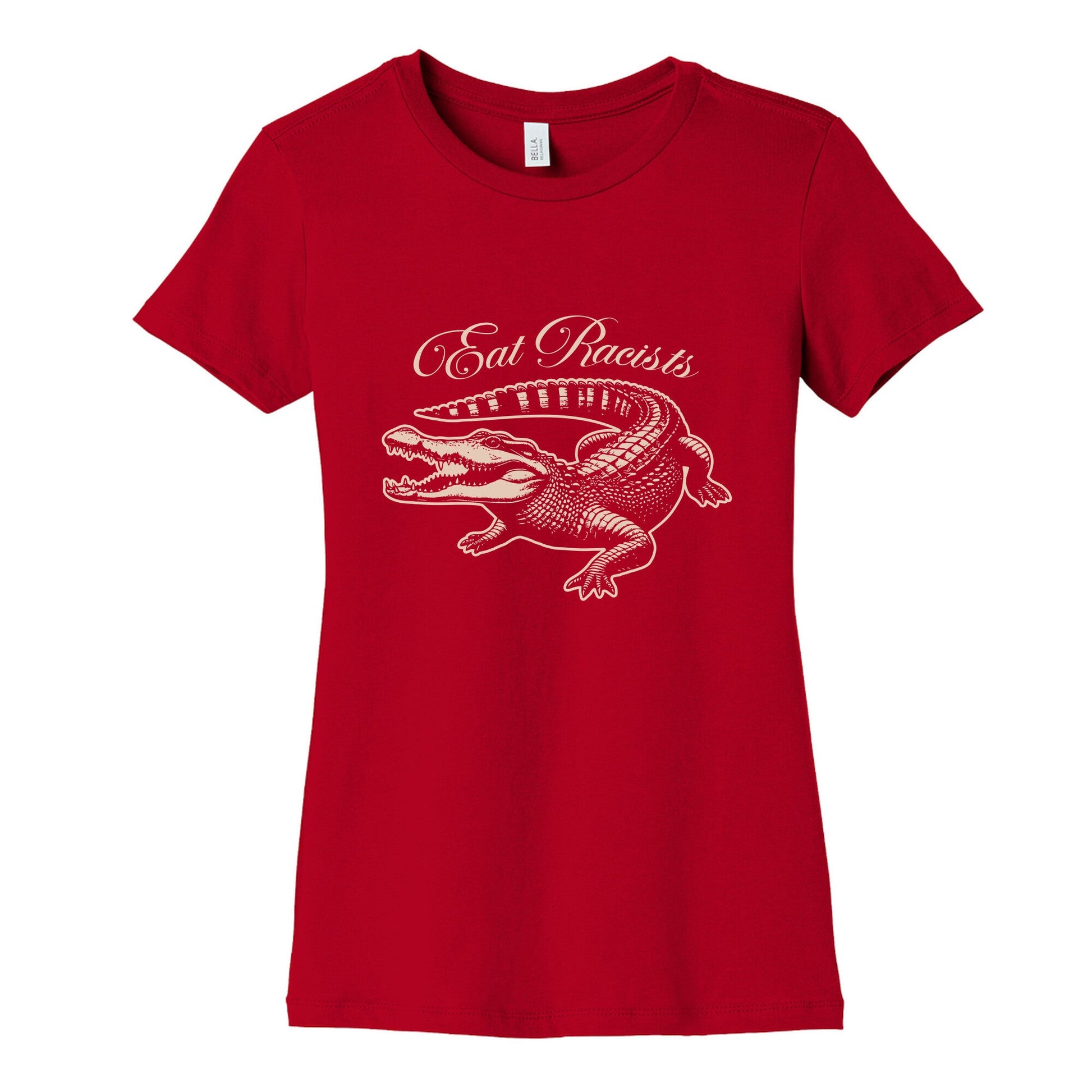 Eat Racists Womens Cotton Tee