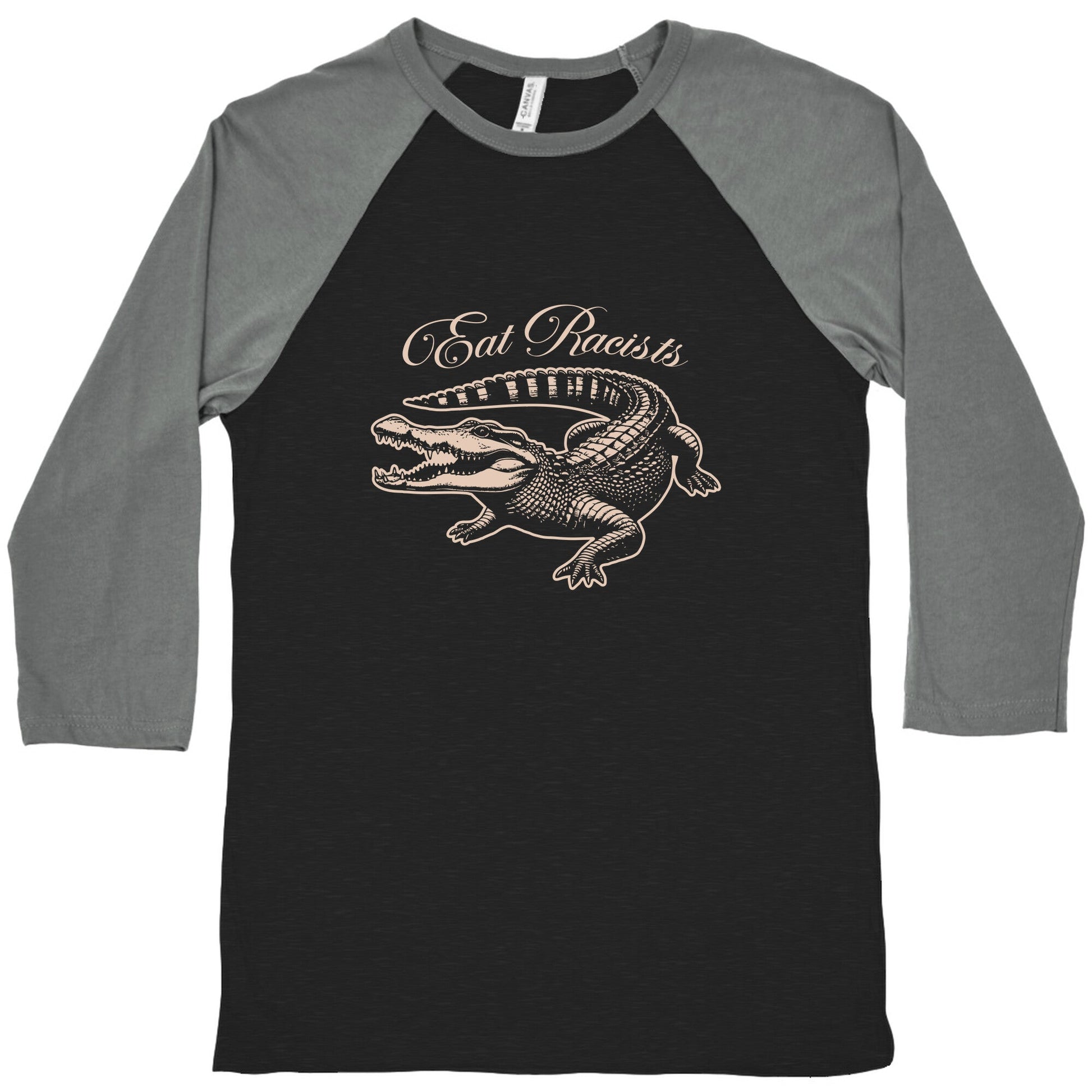 Eat Racists Baseball Tee