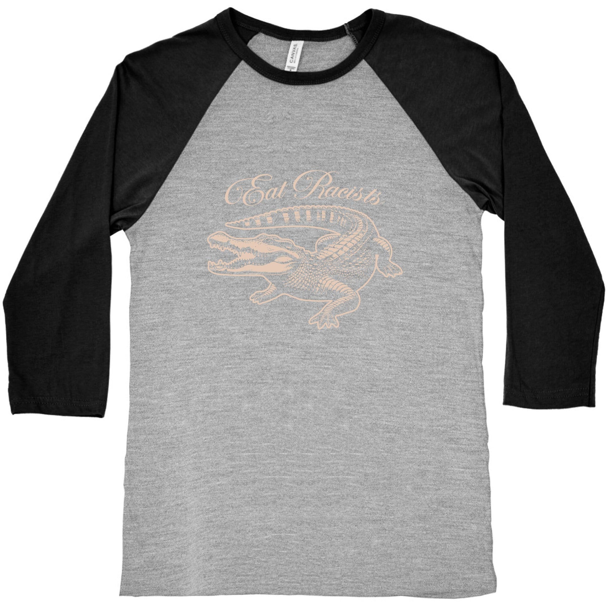 Eat Racists Baseball Tee