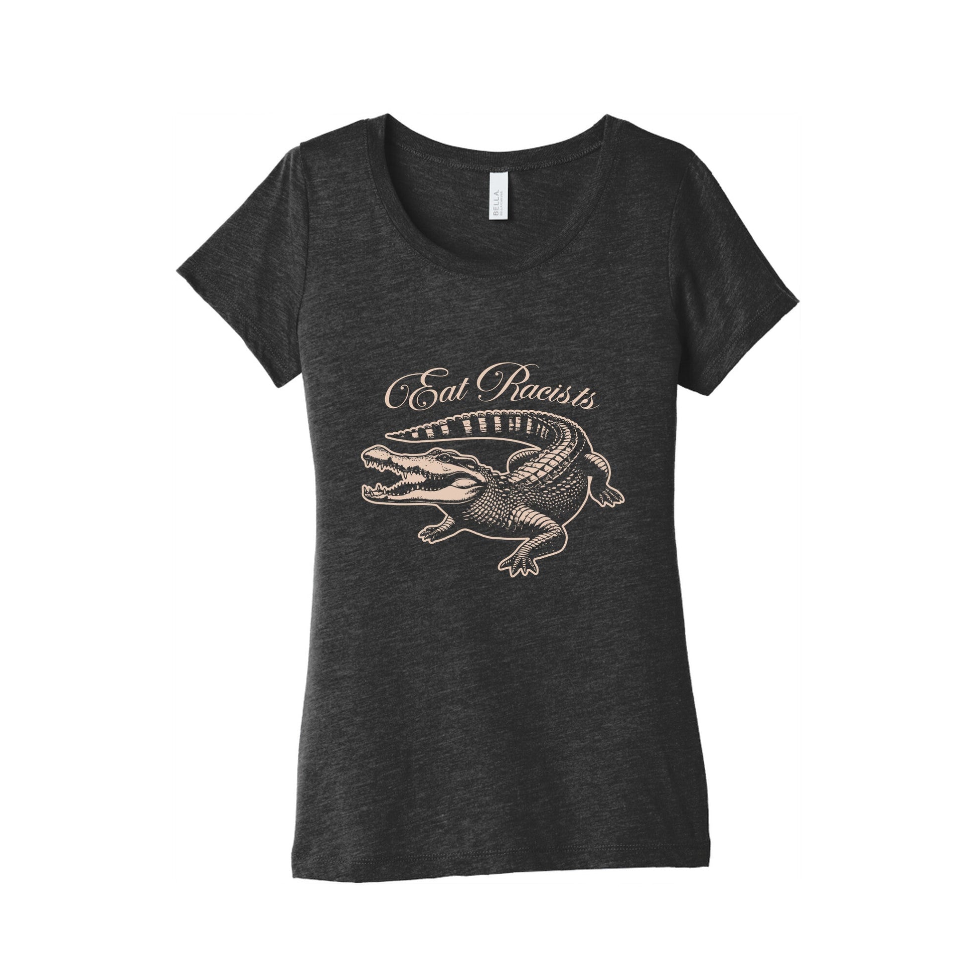 Eat Racists Womens Triblend Tee