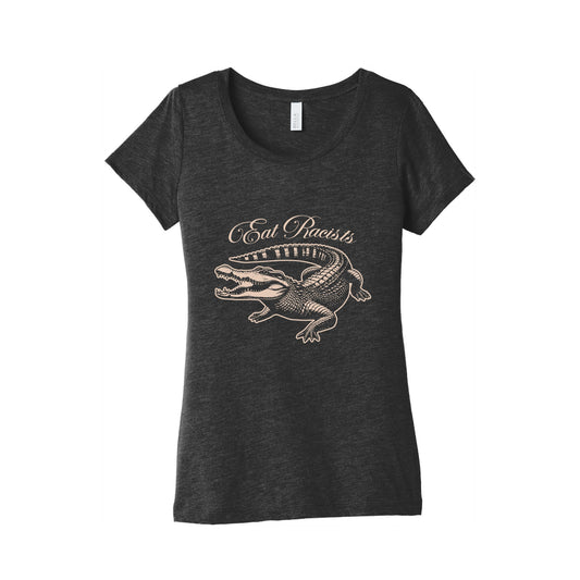 Eat Racists Womens Triblend Tee