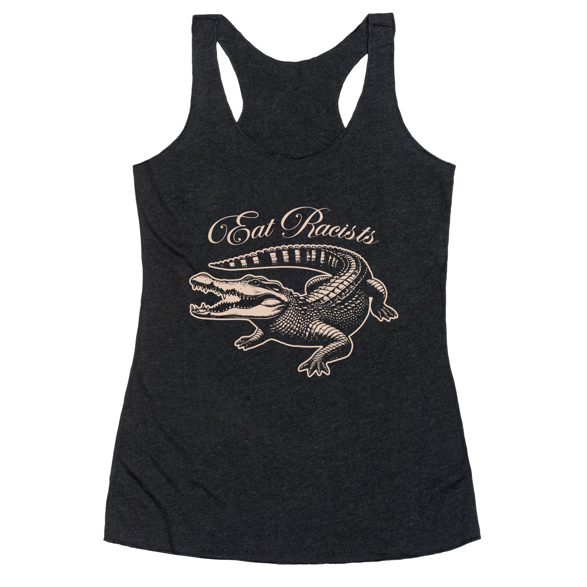 Eat Racists Racerback Tank
