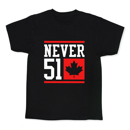 Never 51 Elbows Up Kids Tee