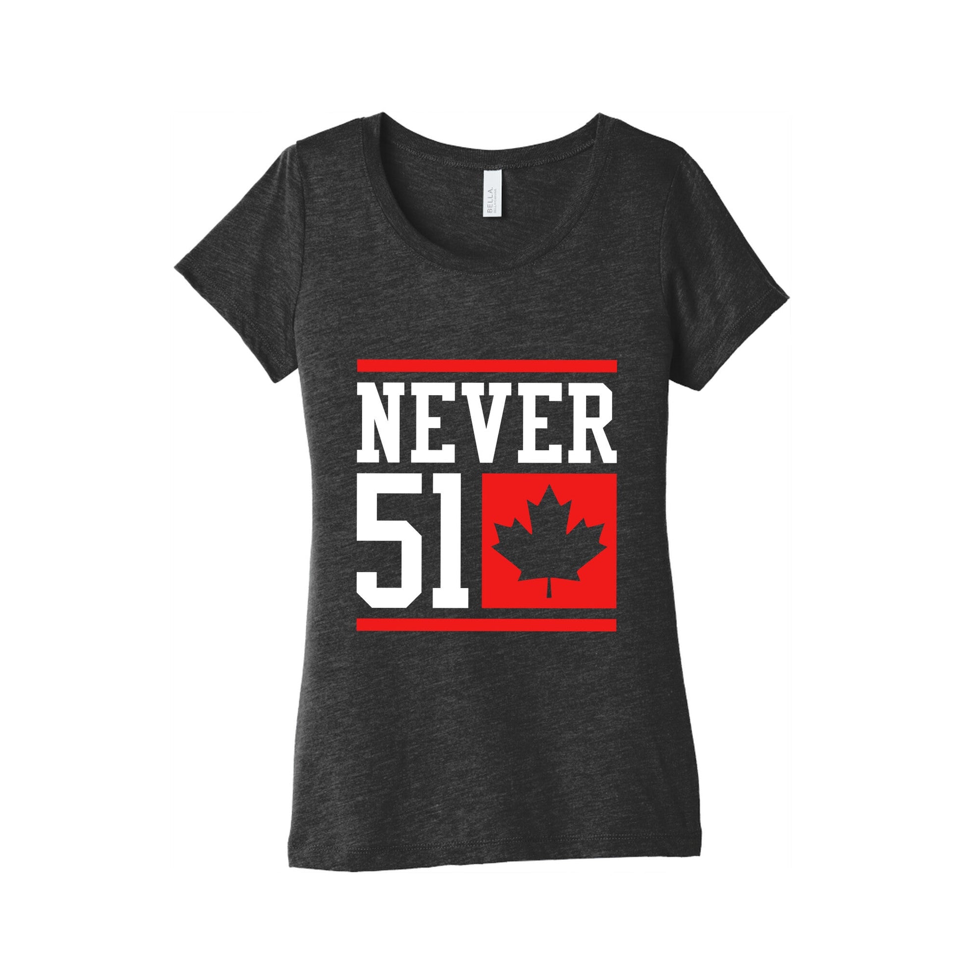 Never 51 Elbows Up Womens Triblend Tee