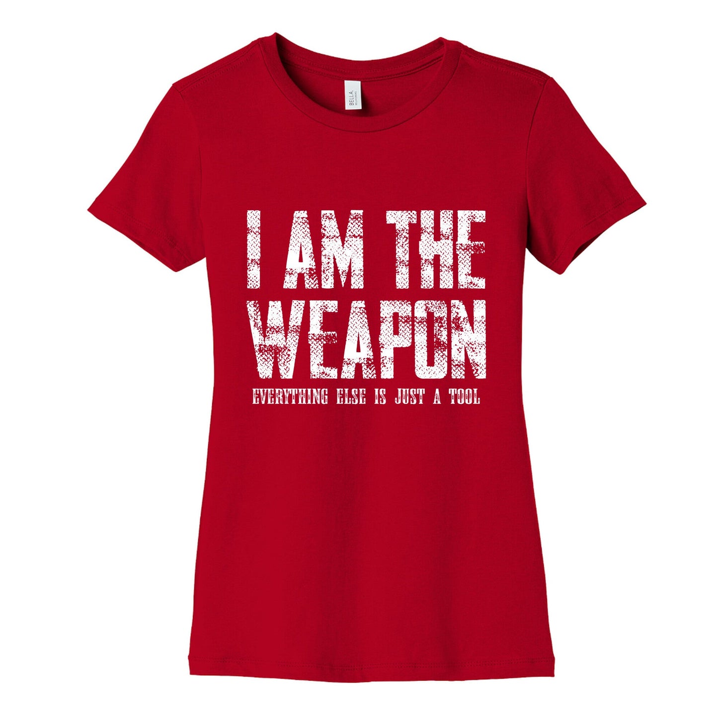 I Am The Weapon Womens Cotton Tee