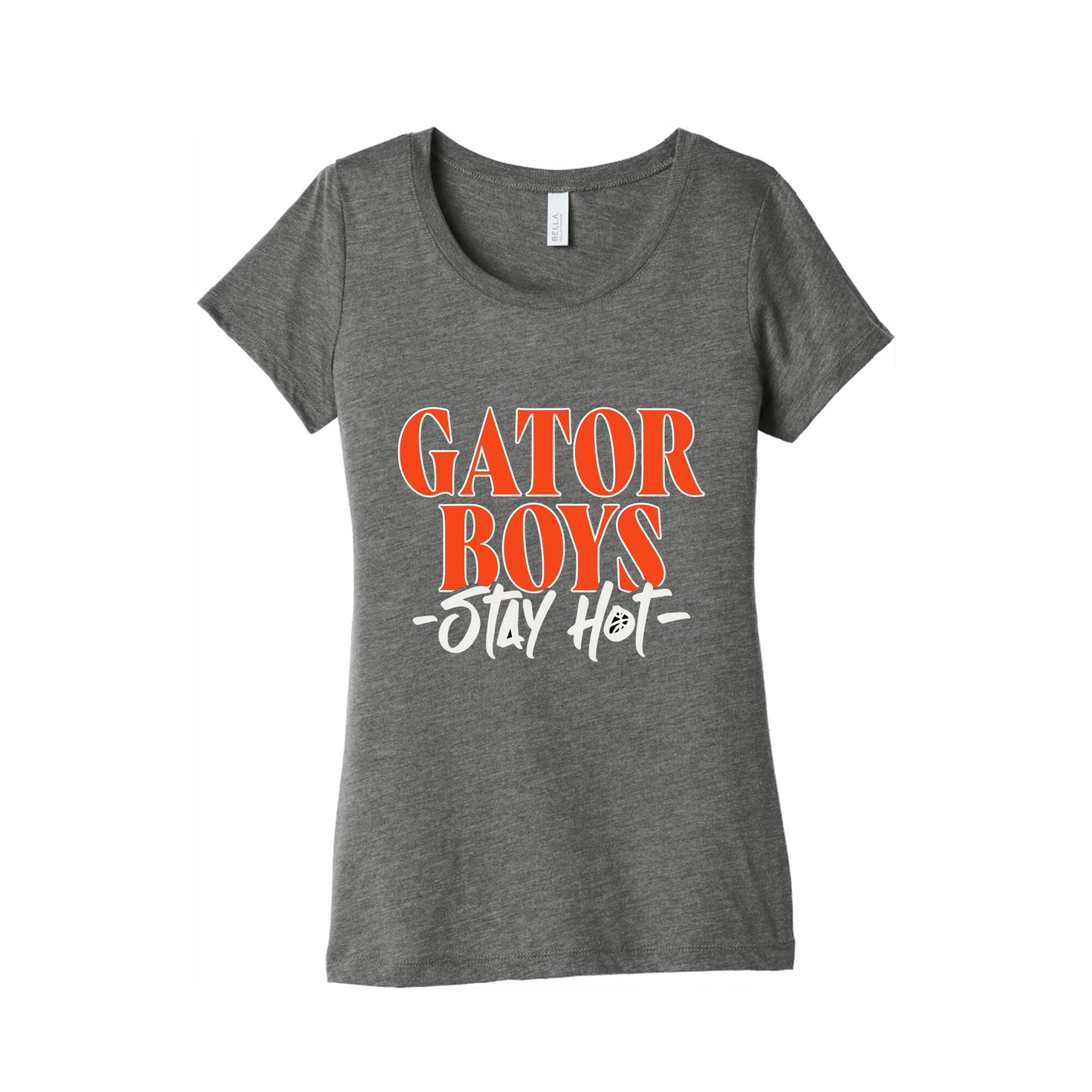 Gator Boys Stay Hot Florida Basketball Womens Triblend Tee