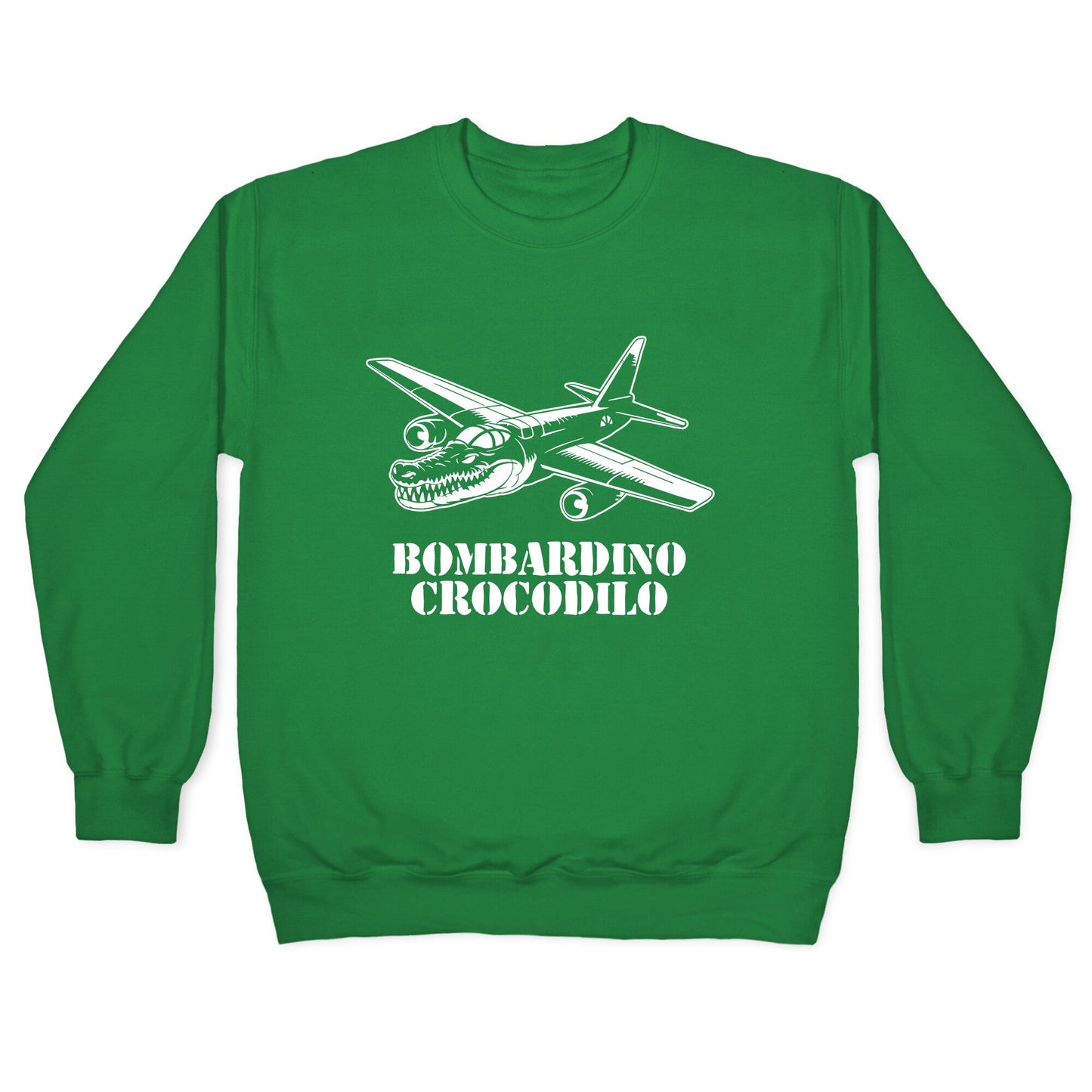 Bombardino Crocodilo Crewneck Sweatshirt