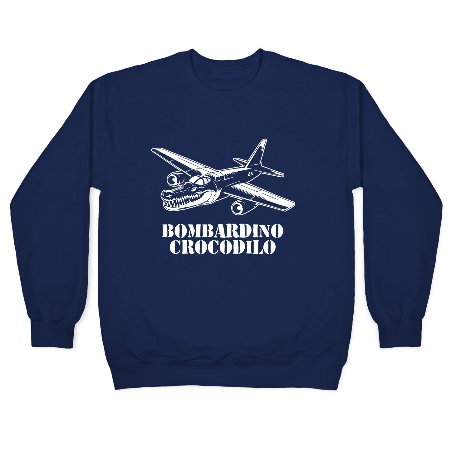 Bombardino Crocodilo Crewneck Sweatshirt