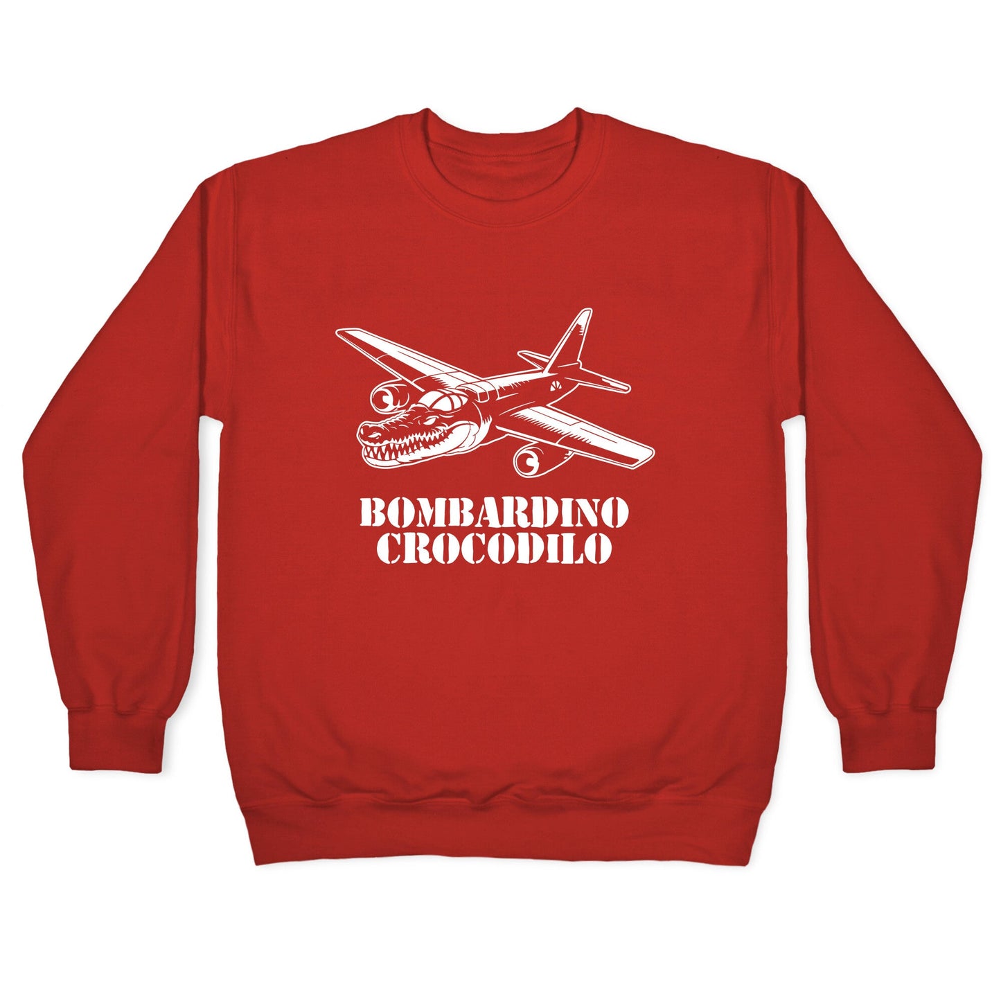 Bombardino Crocodilo Crewneck Sweatshirt