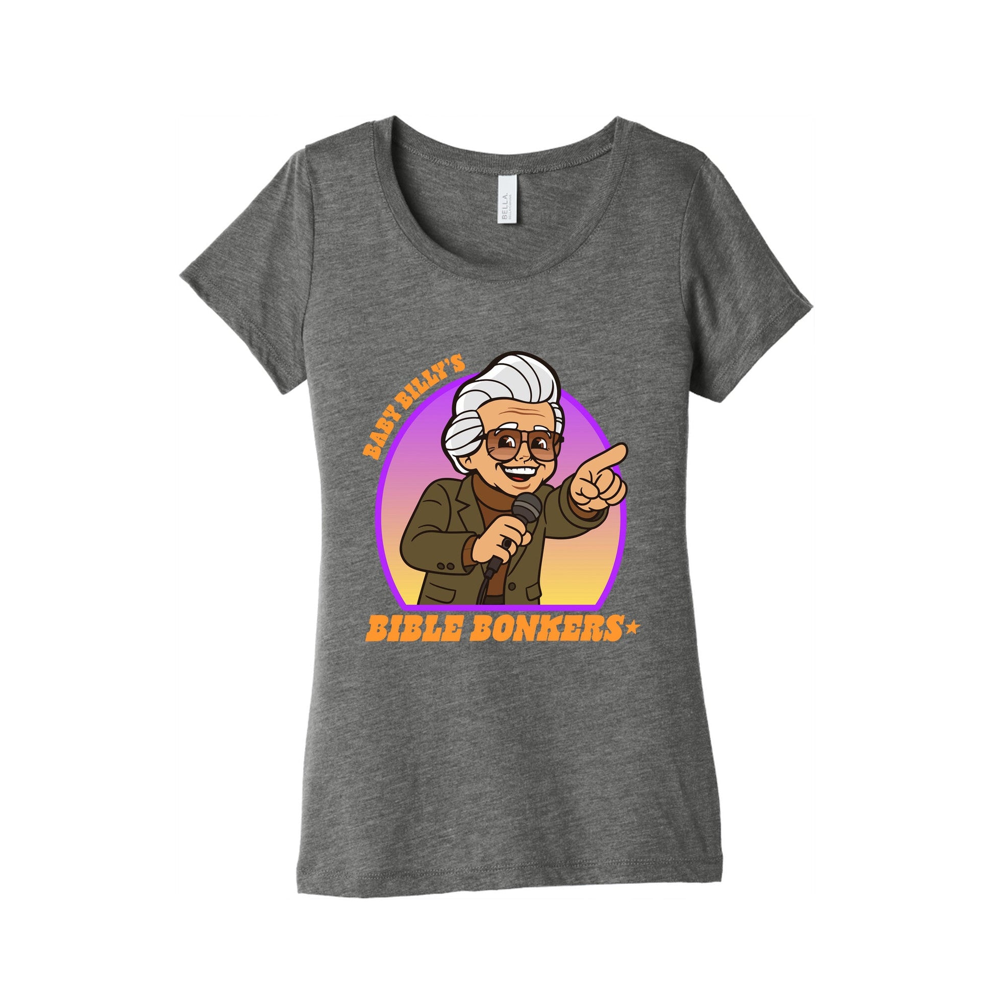 Baby Billy Bible Bonkers Womens Triblend Tee