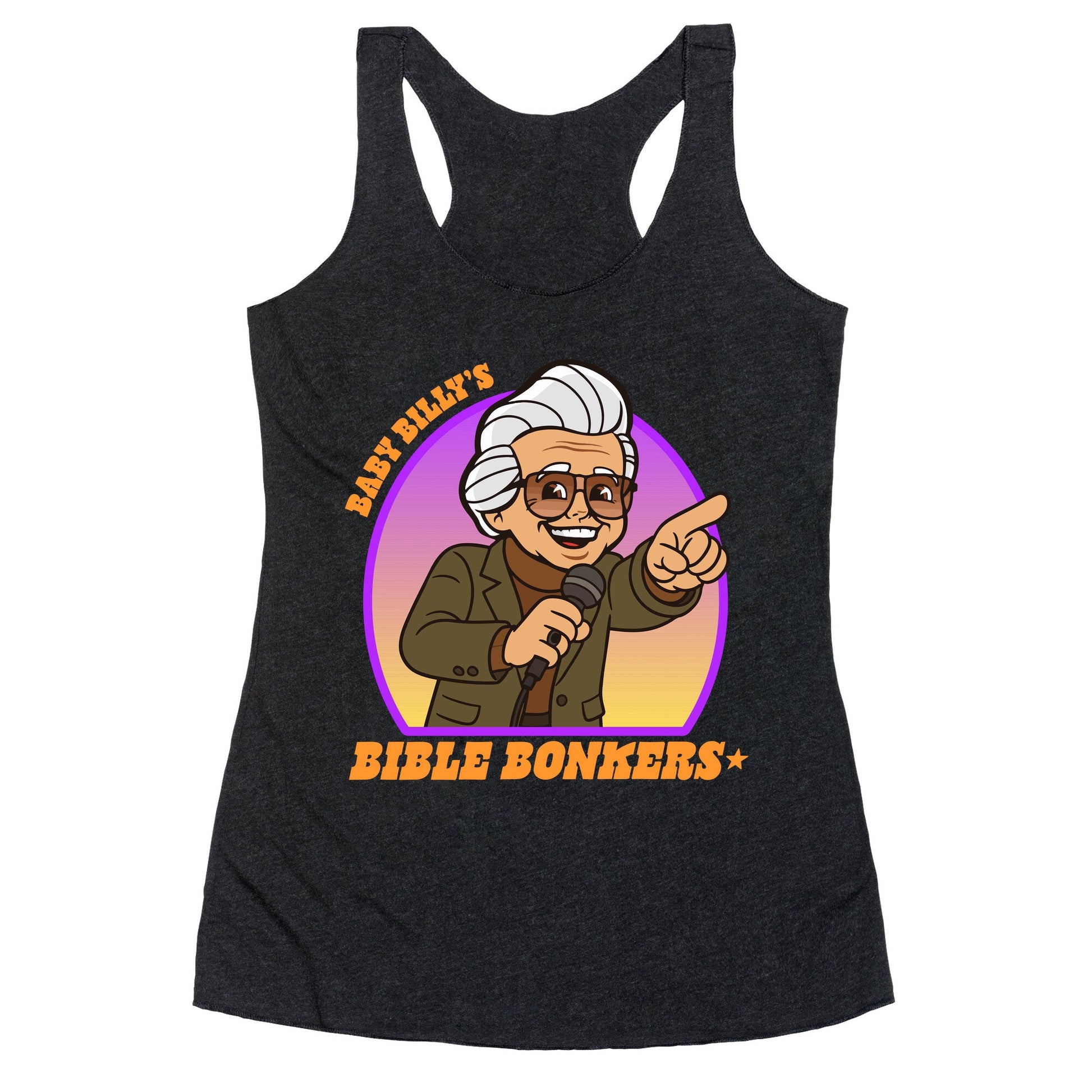 Baby Billy Bible Bonkers Racerback Tank