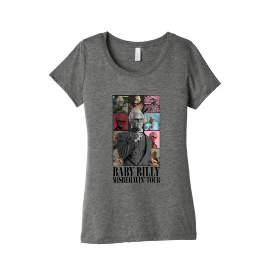 Baby Billy Misbehavin Tour Womens Triblend Tee