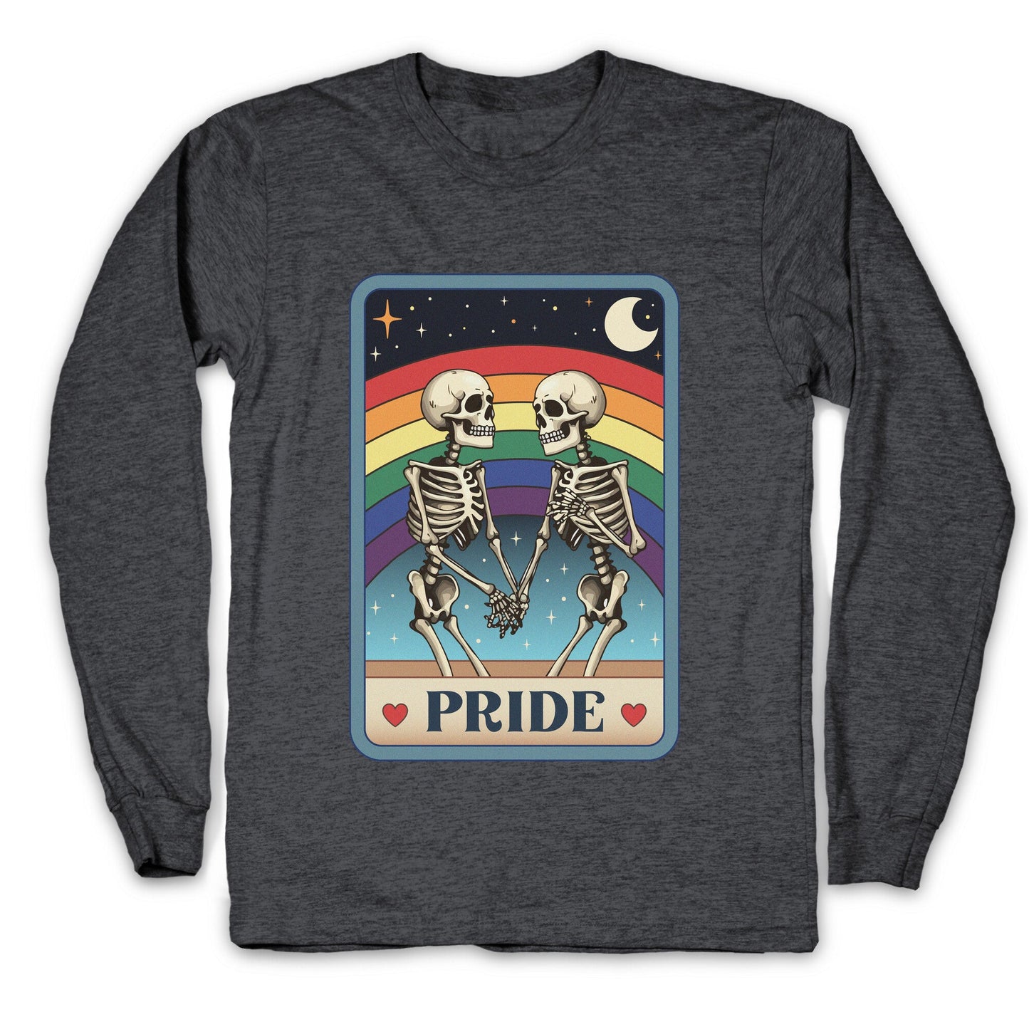Rainbow Pride Tarot Card Longsleeve Tee