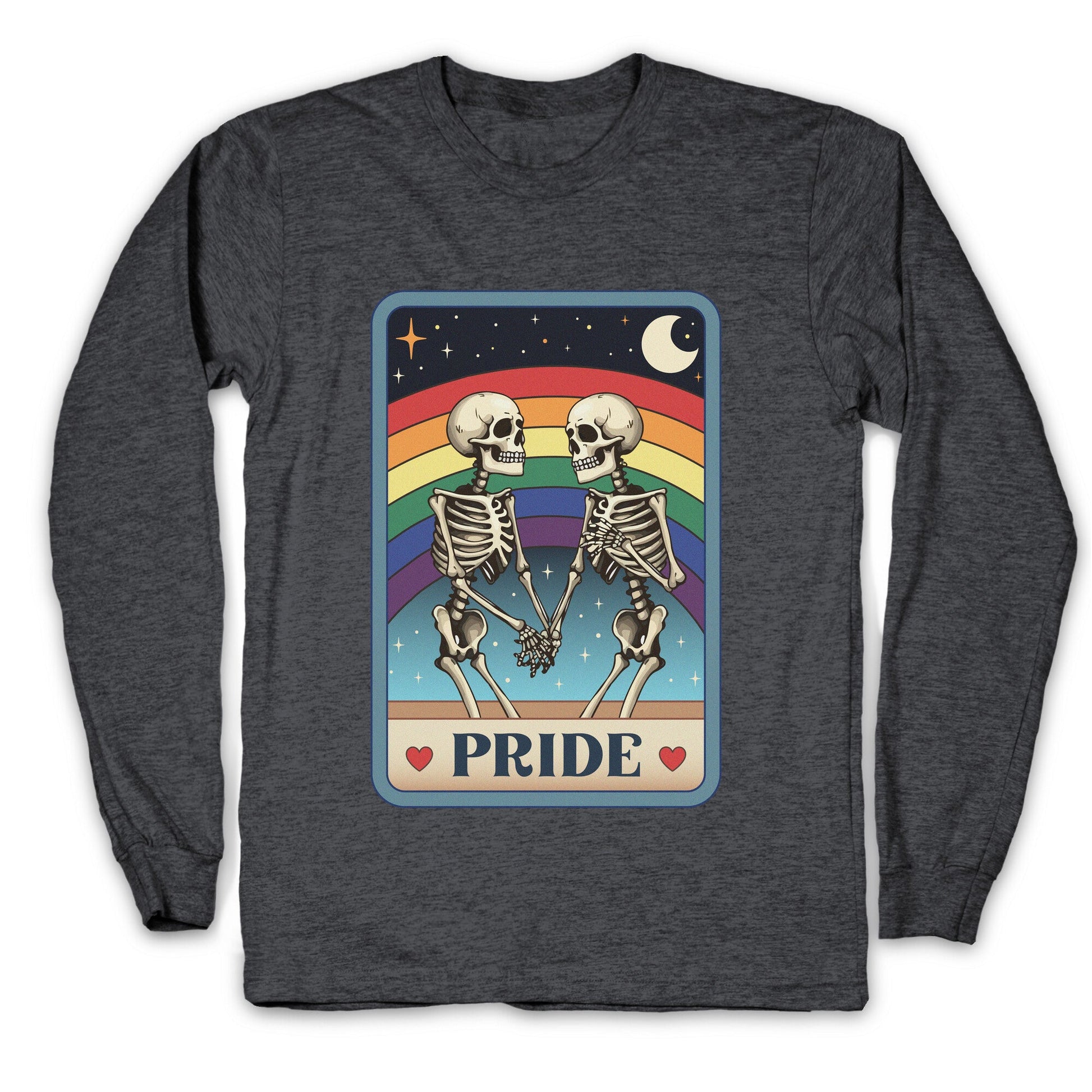 Rainbow Pride Tarot Card Longsleeve Tee