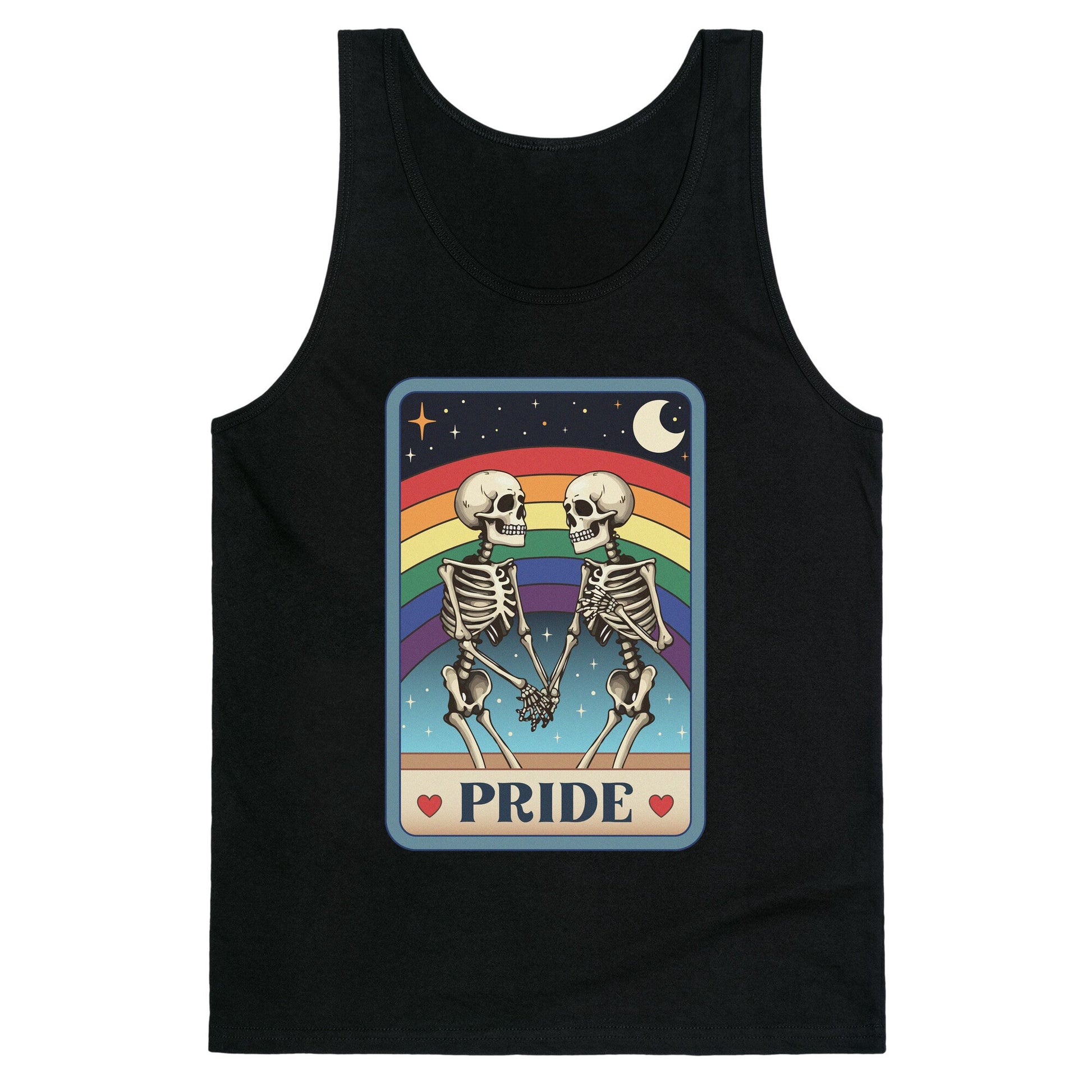 Rainbow Pride Tarot Card Tank Top