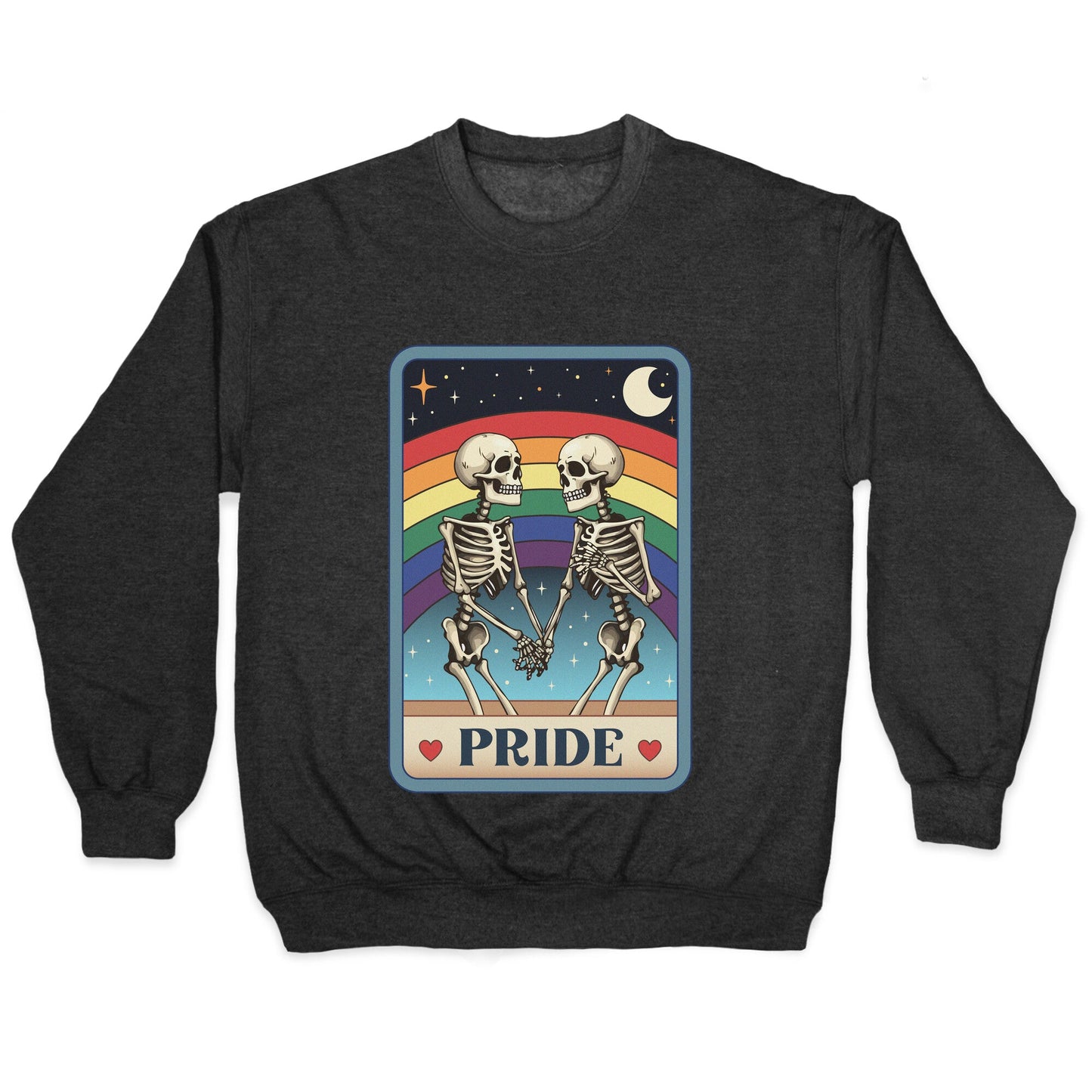 Rainbow Pride Tarot Card Crewneck Sweatshirt