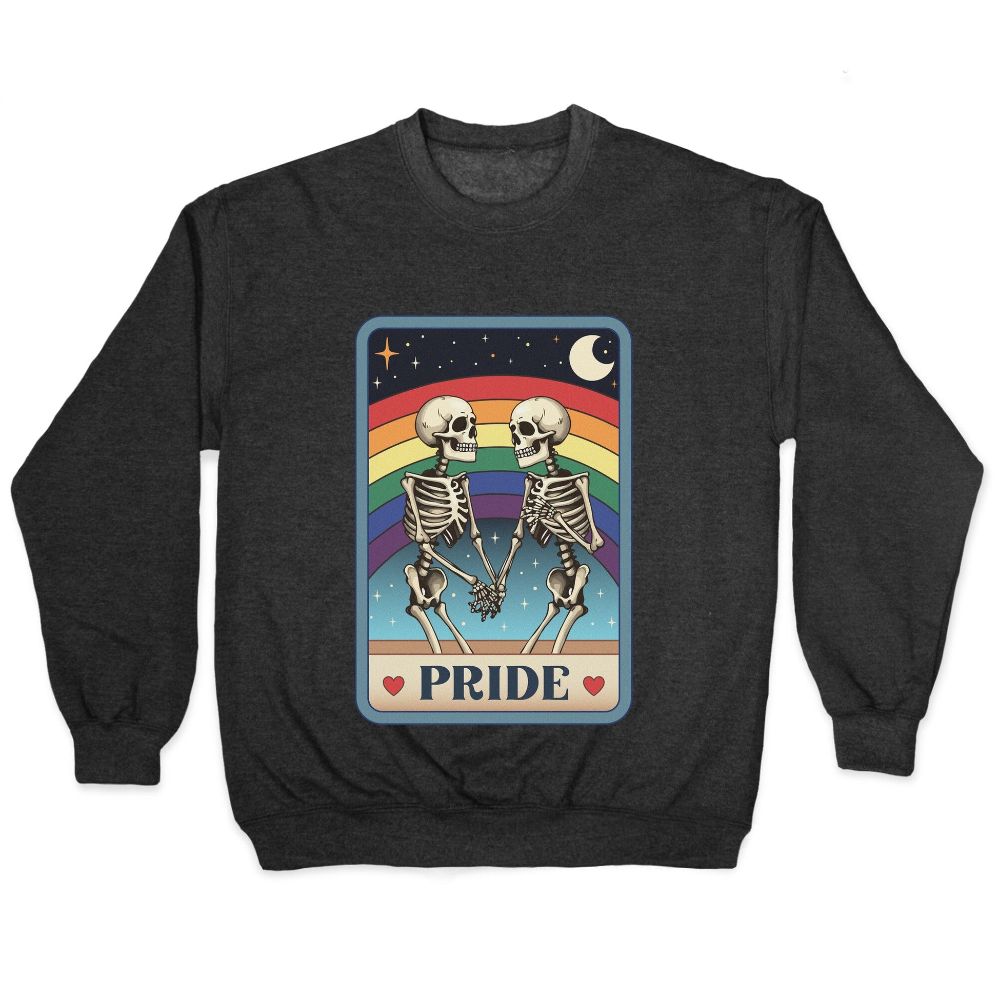Rainbow Pride Tarot Card Crewneck Sweatshirt