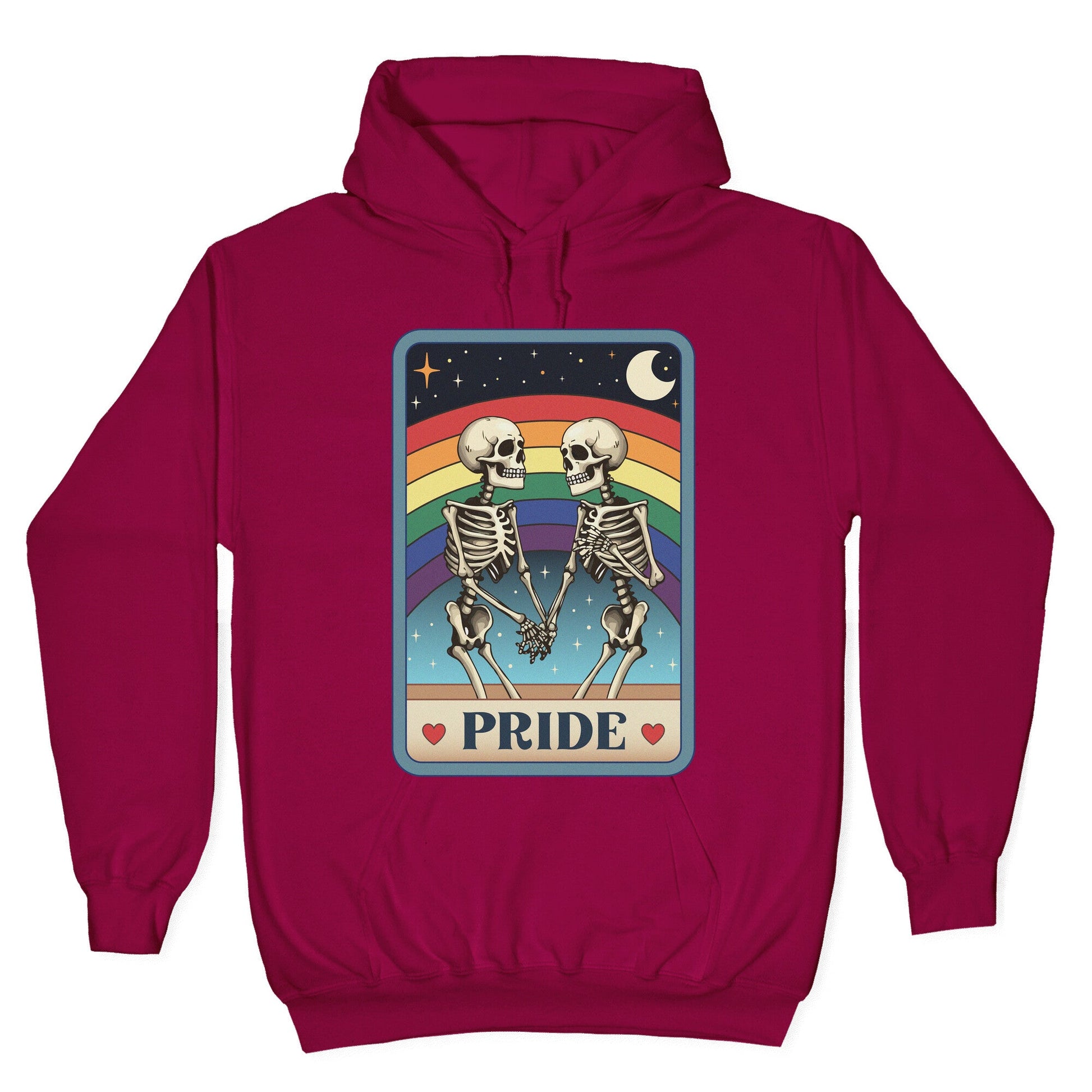Rainbow Pride Tarot Card Hoodie