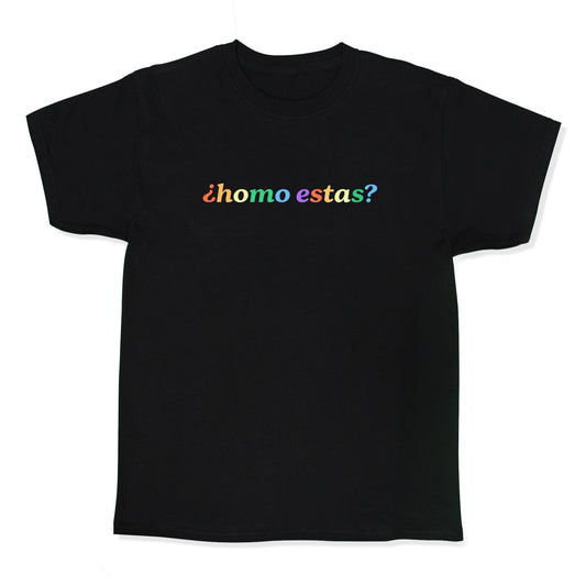 Homo Estas Rainbow Kids Tee