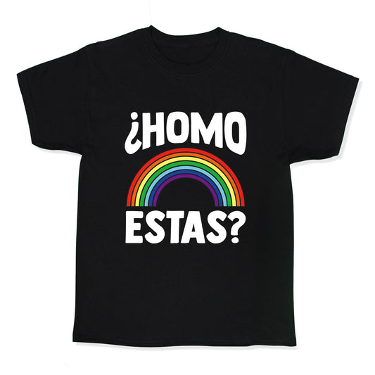 Homo Estas Rainbow Pride Kids Tee