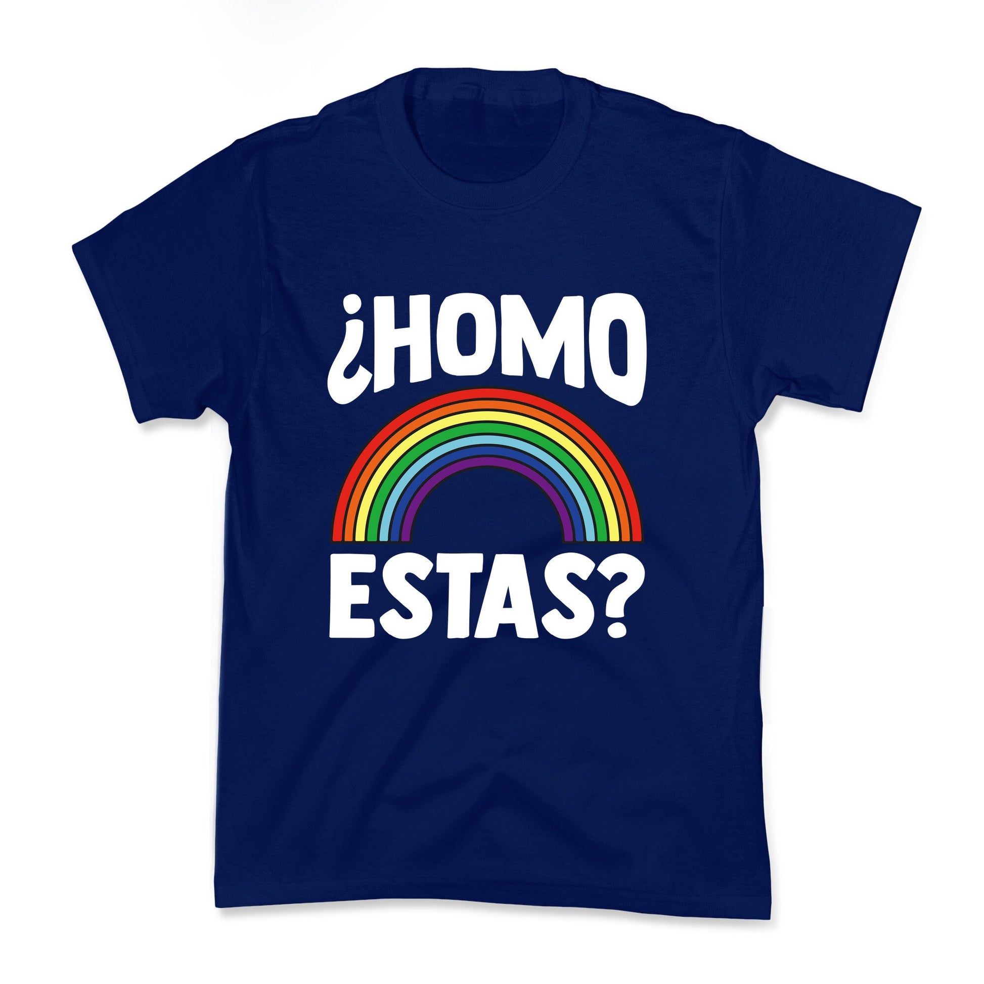 Homo Estas Rainbow Pride Kids Tee