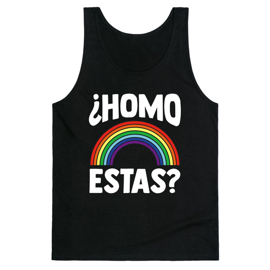 Homo Estas Rainbow Pride Tank Top