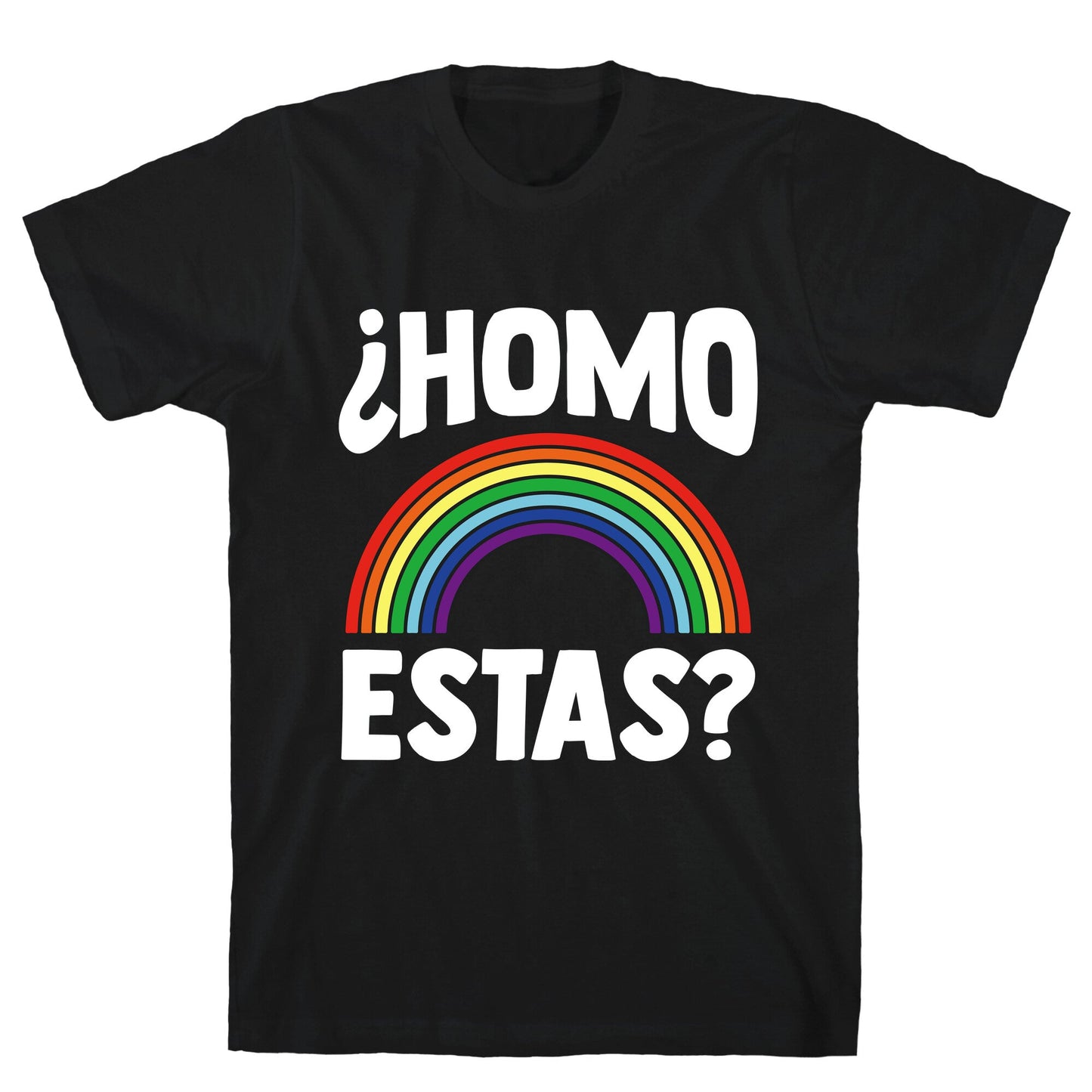 Homo Estas Rainbow Pride T-Shirt