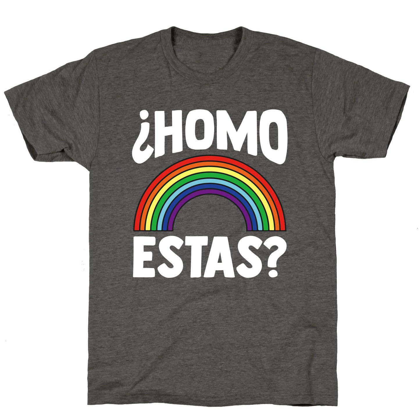 Homo Estas Rainbow Pride Unisex Triblend Tee