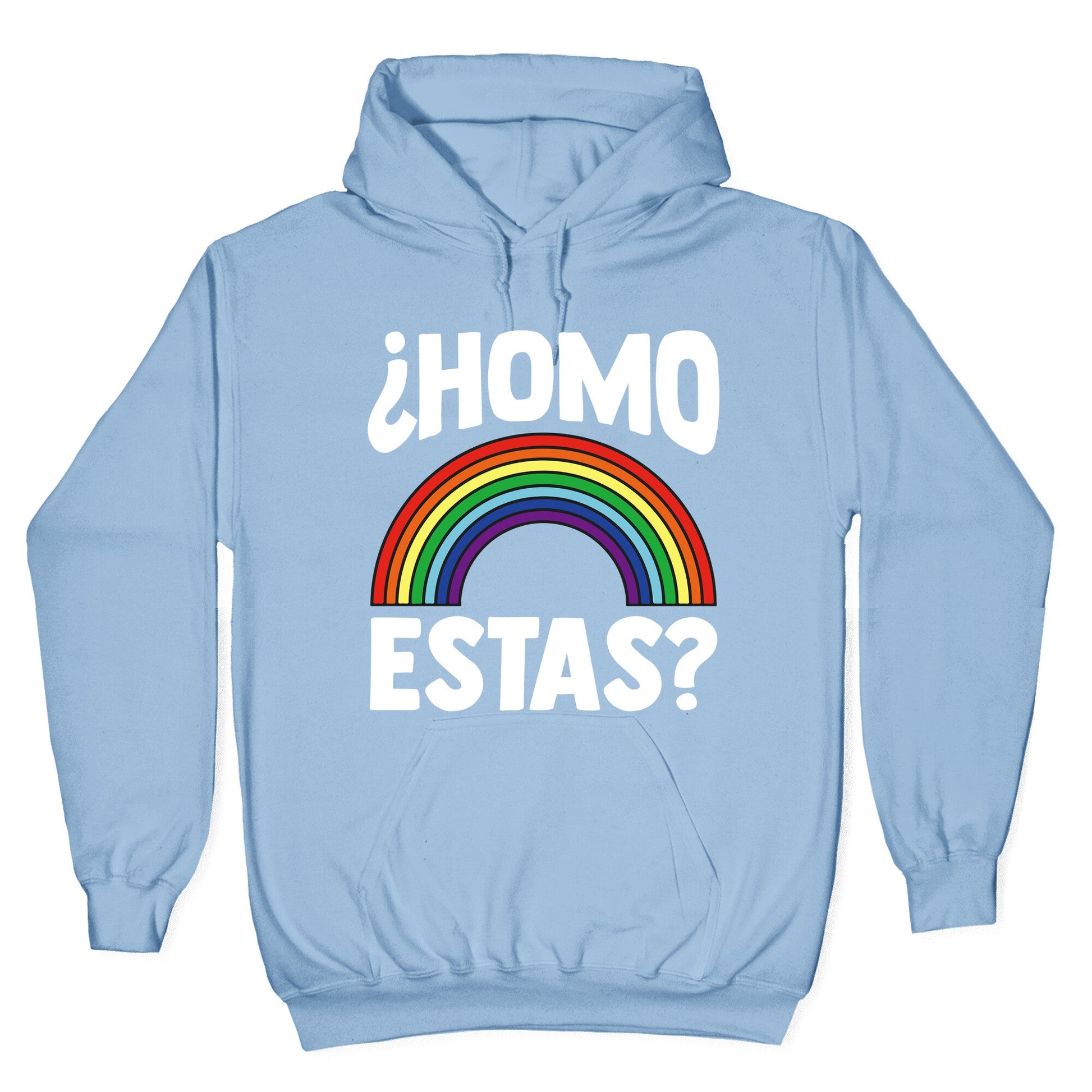 Homo Estas Rainbow Pride Hoodie