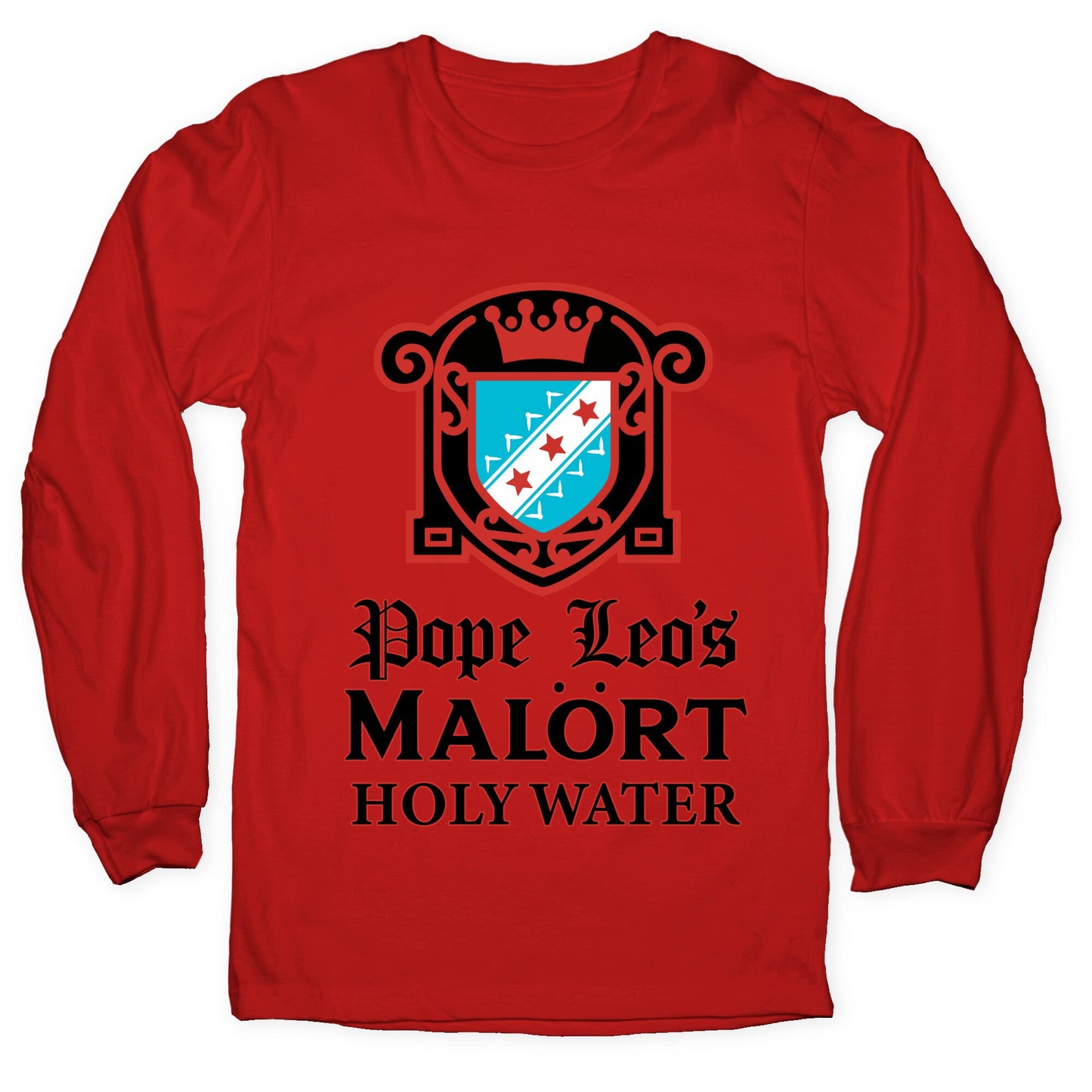 Pope Leo Holy Water Longsleeve Tee