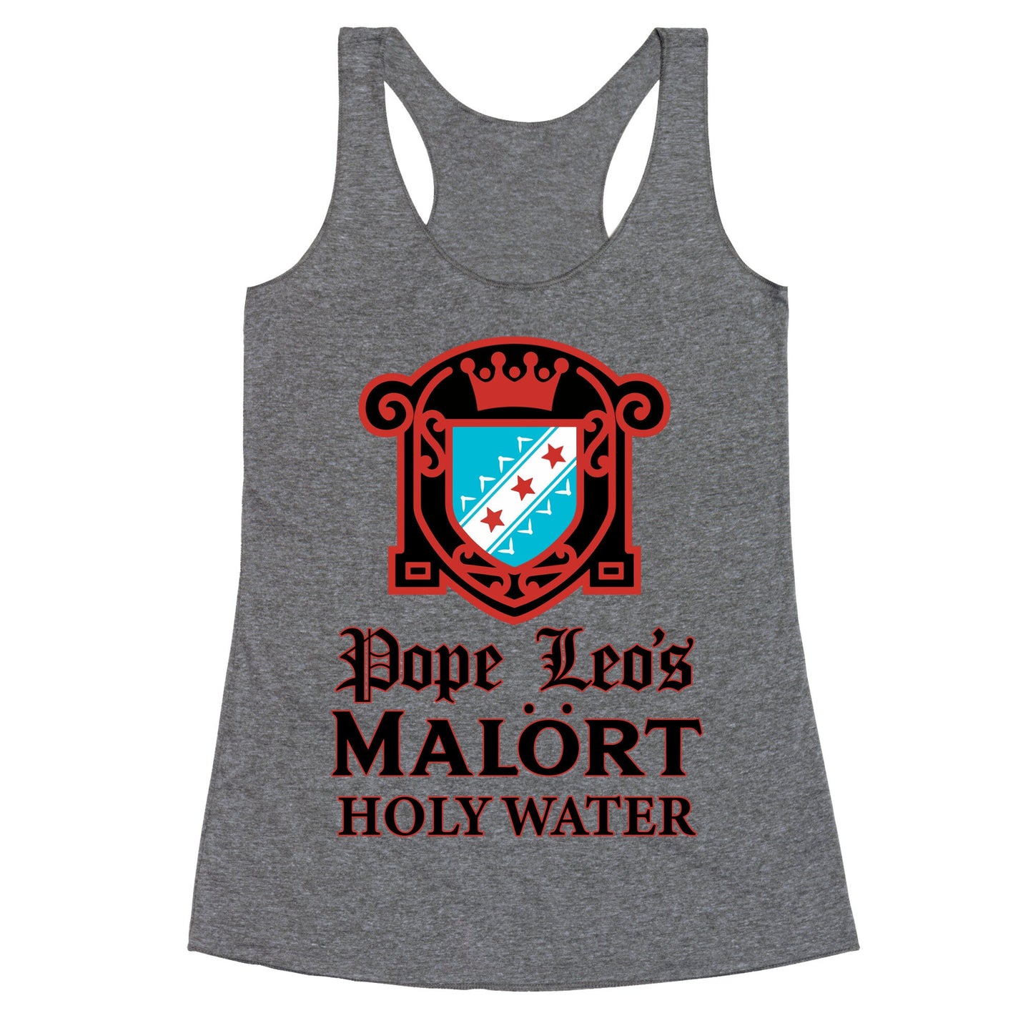 Pope Leo Holy Water Racerback Tank