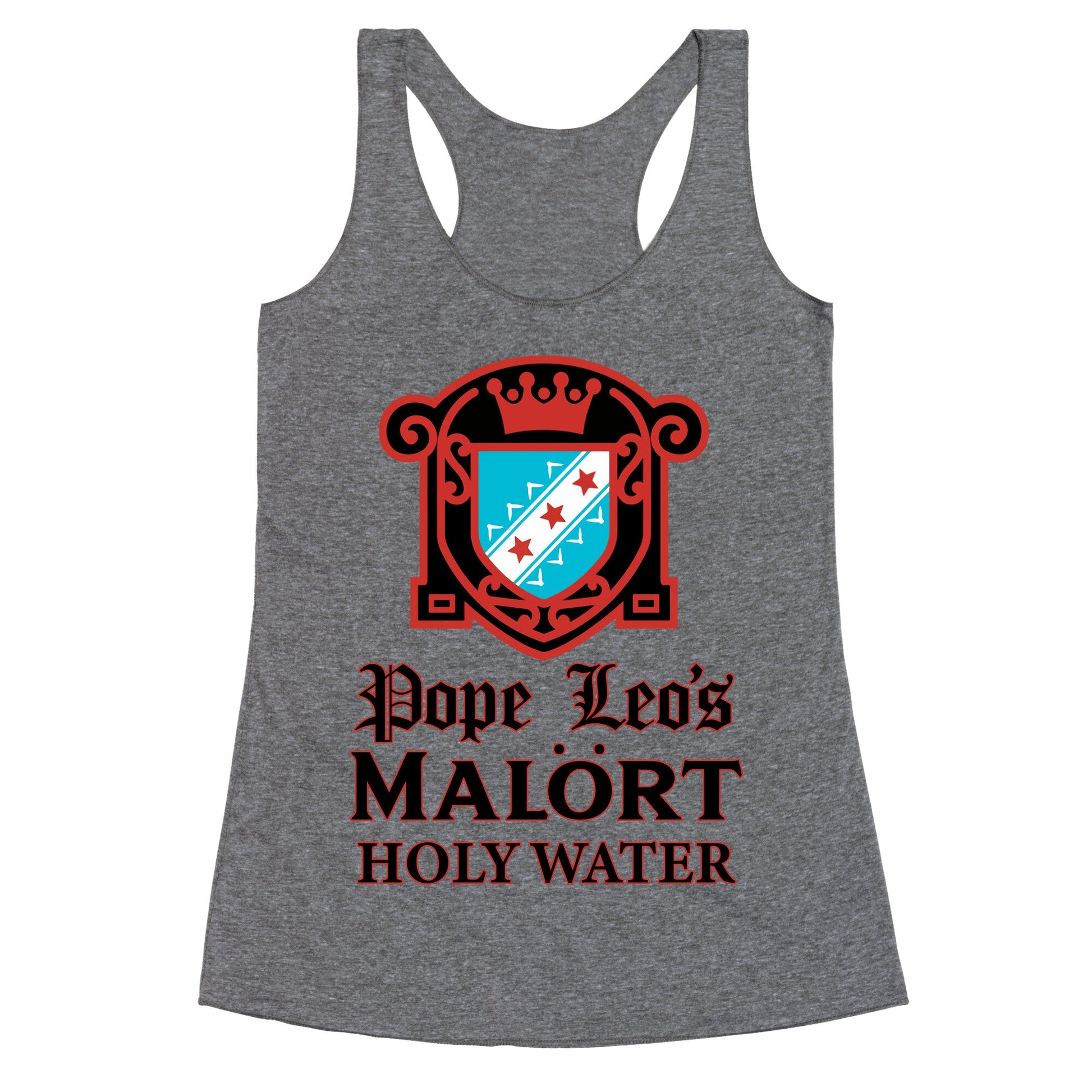 Pope Leo Holy Water Racerback Tank